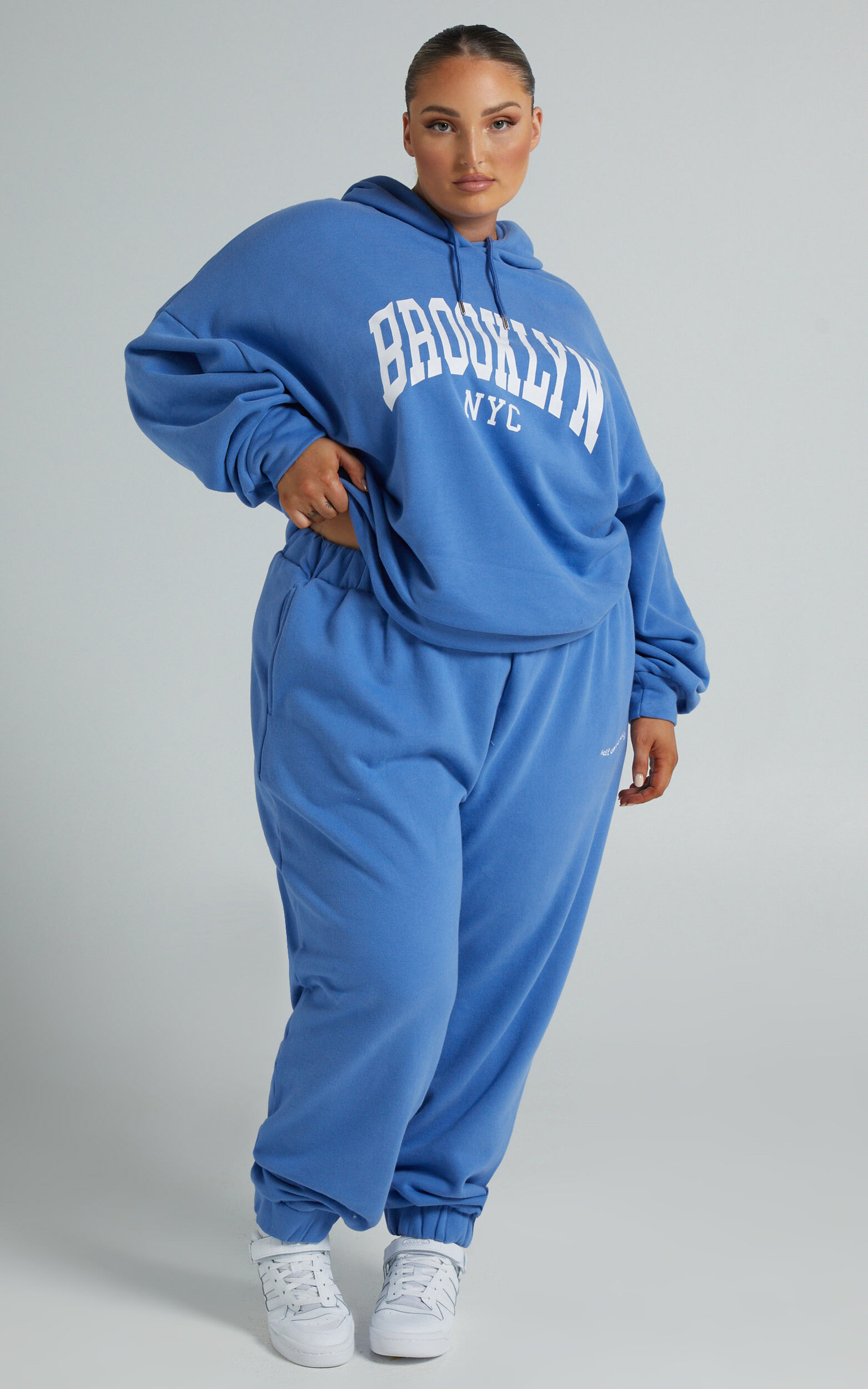 Oversized Brooklyn Nyc Sweat Tracksuit