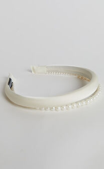 3006 - The On Our Sleeves REVERSIBLE Headband/ White – Bend