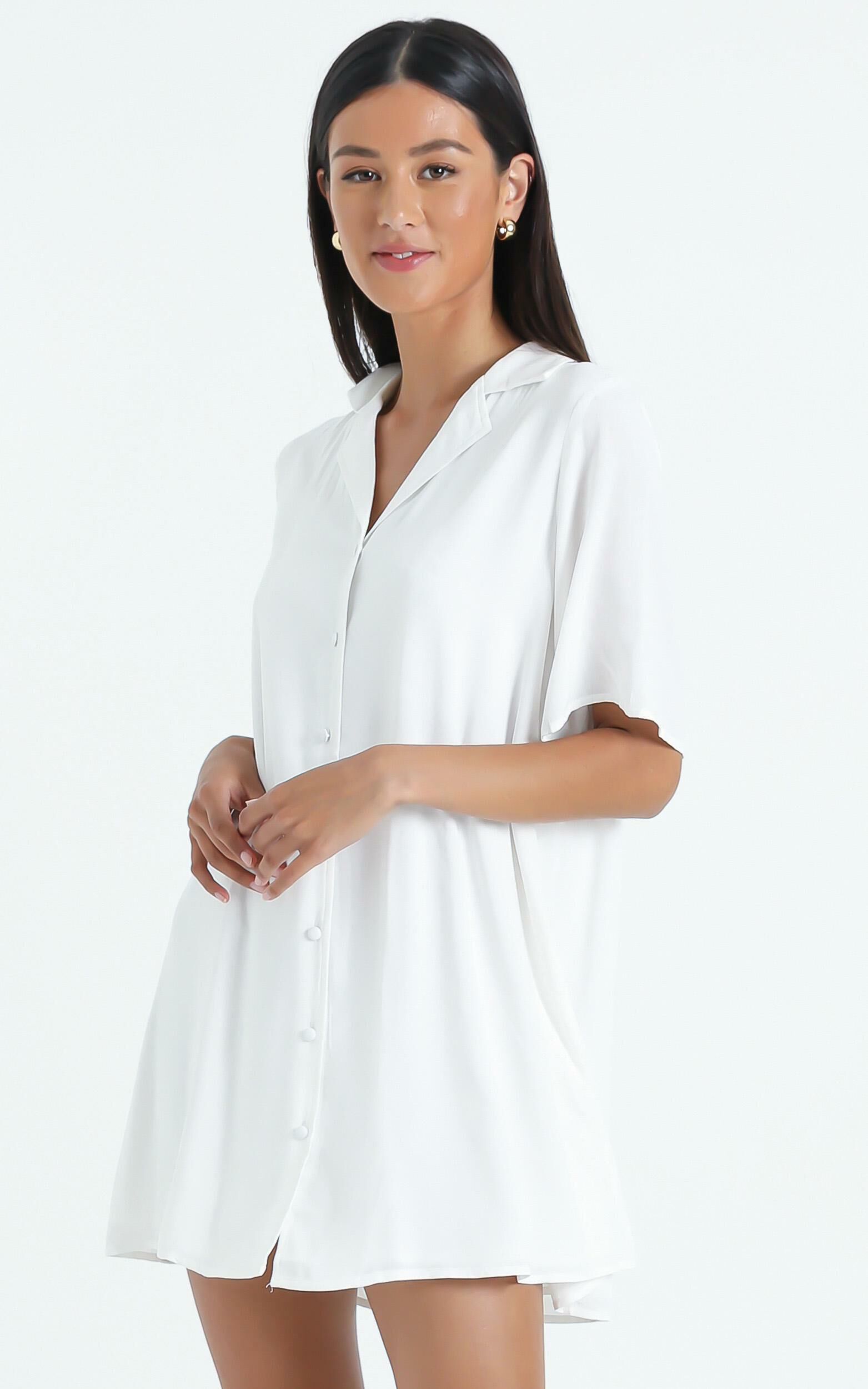 Margred Dress in White | Showpo USA