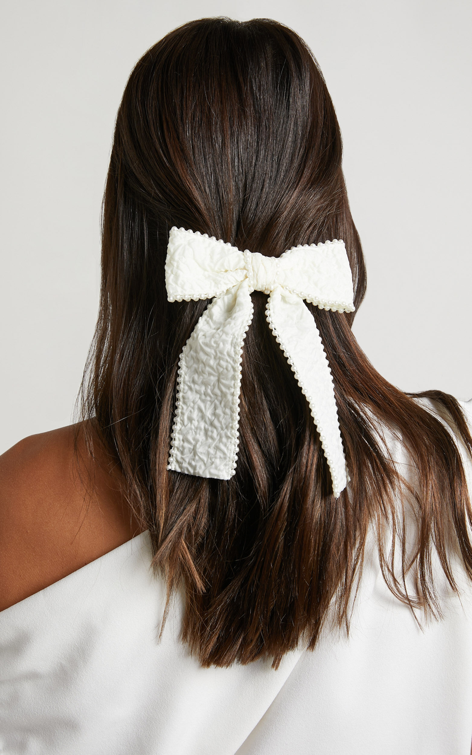 Six Stories Pearl Bride Hair Bow