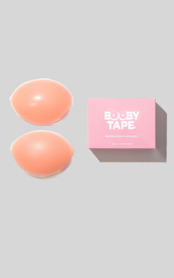 Booby Tape - Silicone Booby Insert D-F in Pink | Showpo
