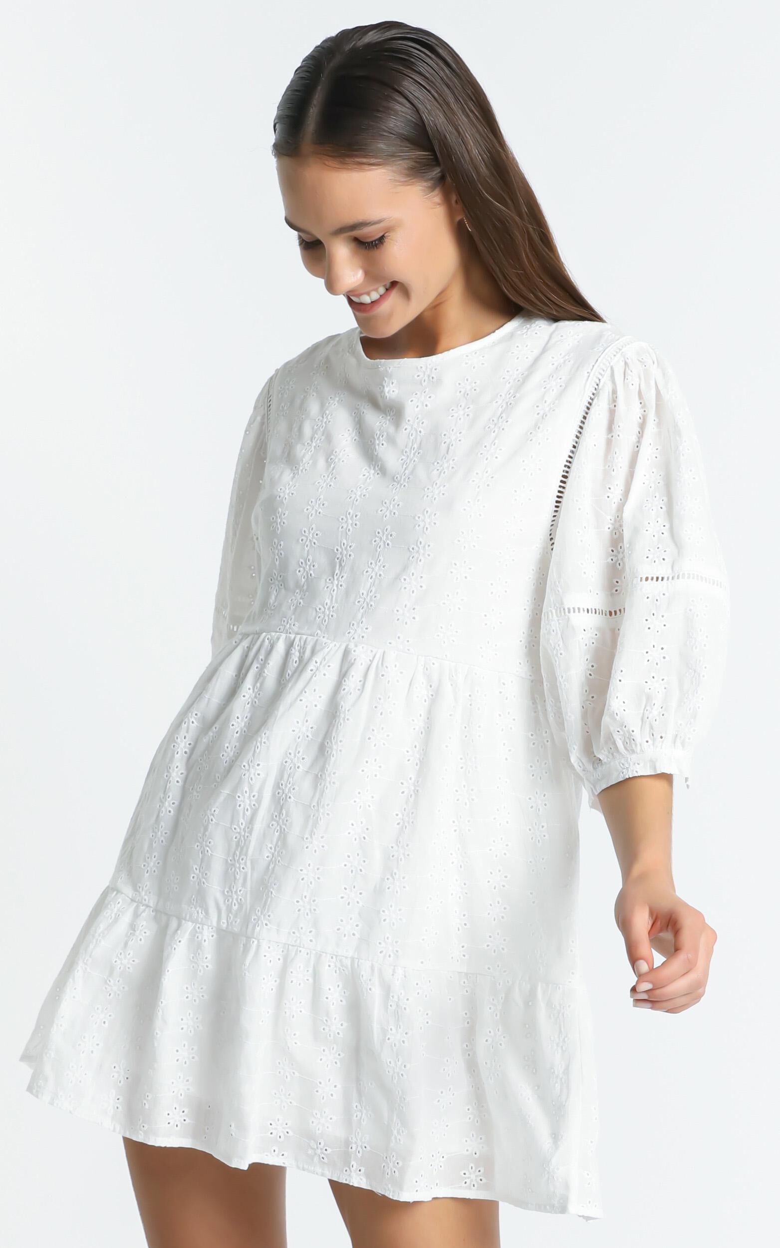 Lore Dress in White | Showpo