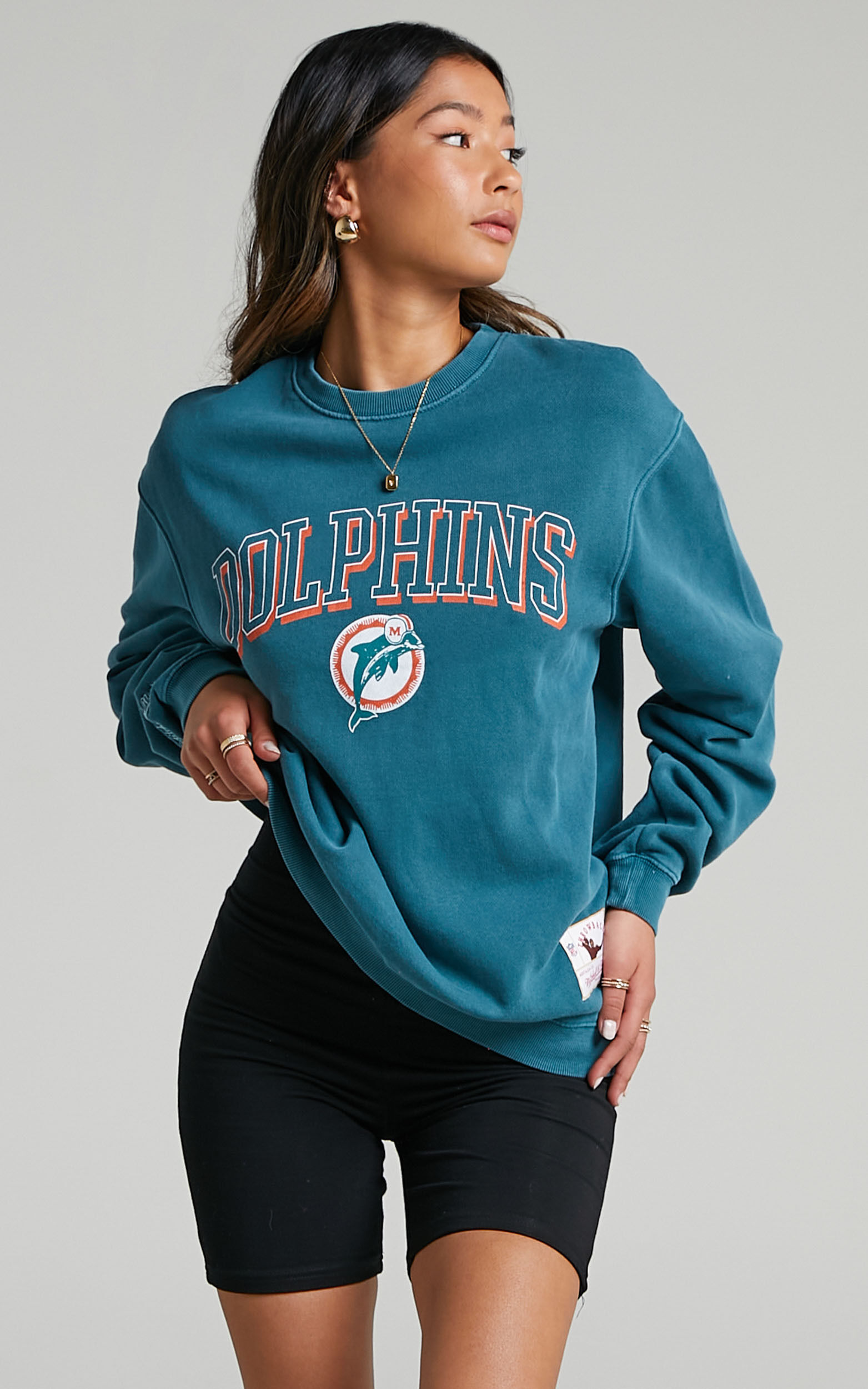 Mitchell & Ness - Vintage Keyline Miami Dolphins Jumper in