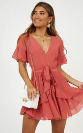 Know What You Want Dress In Dusty Rose | Showpo USA