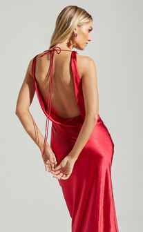 Mayrin Bodysuit - One Shoulder Sequin Bodysuit in Rose Gold