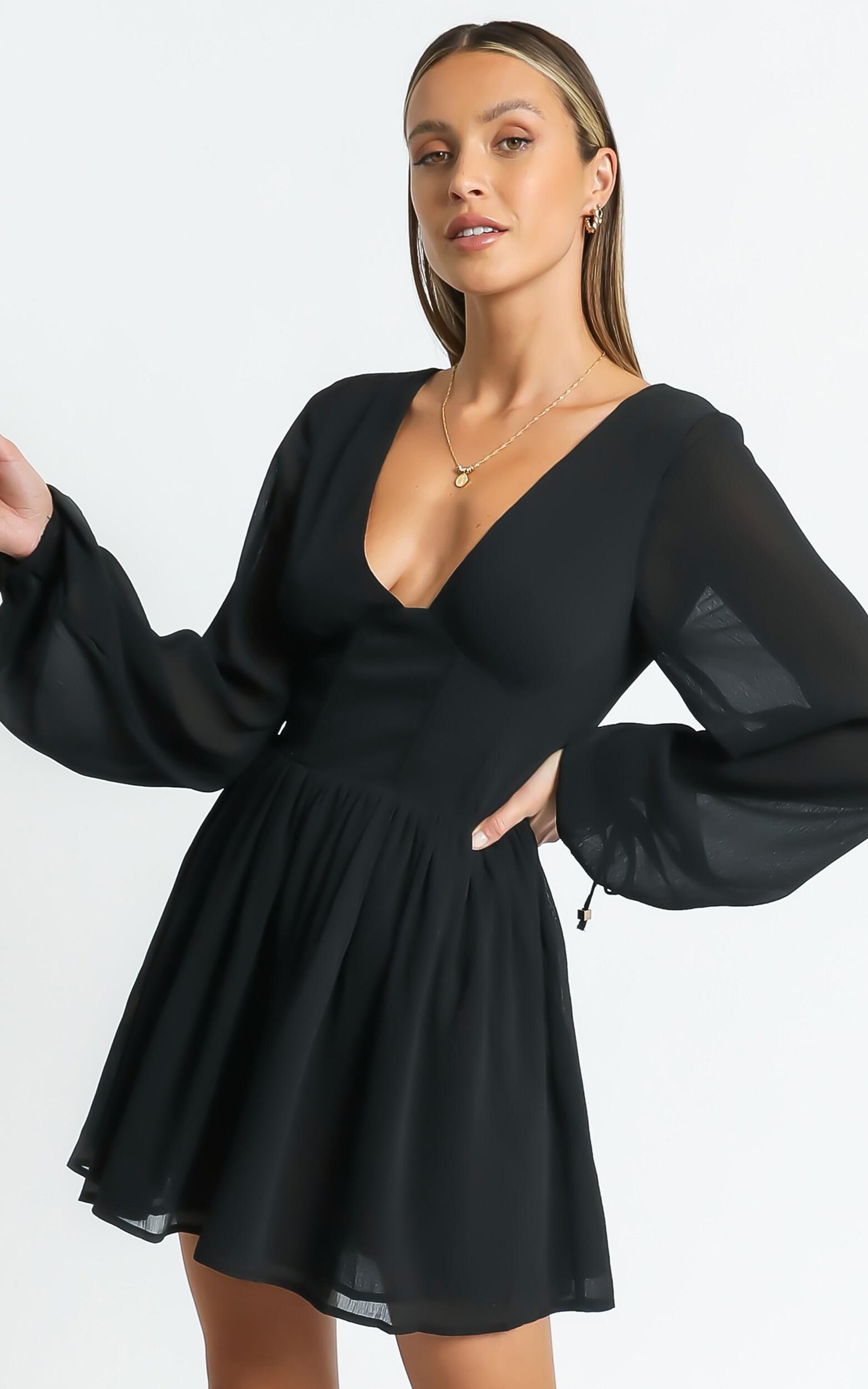 Calista Dress in Black | Showpo USA