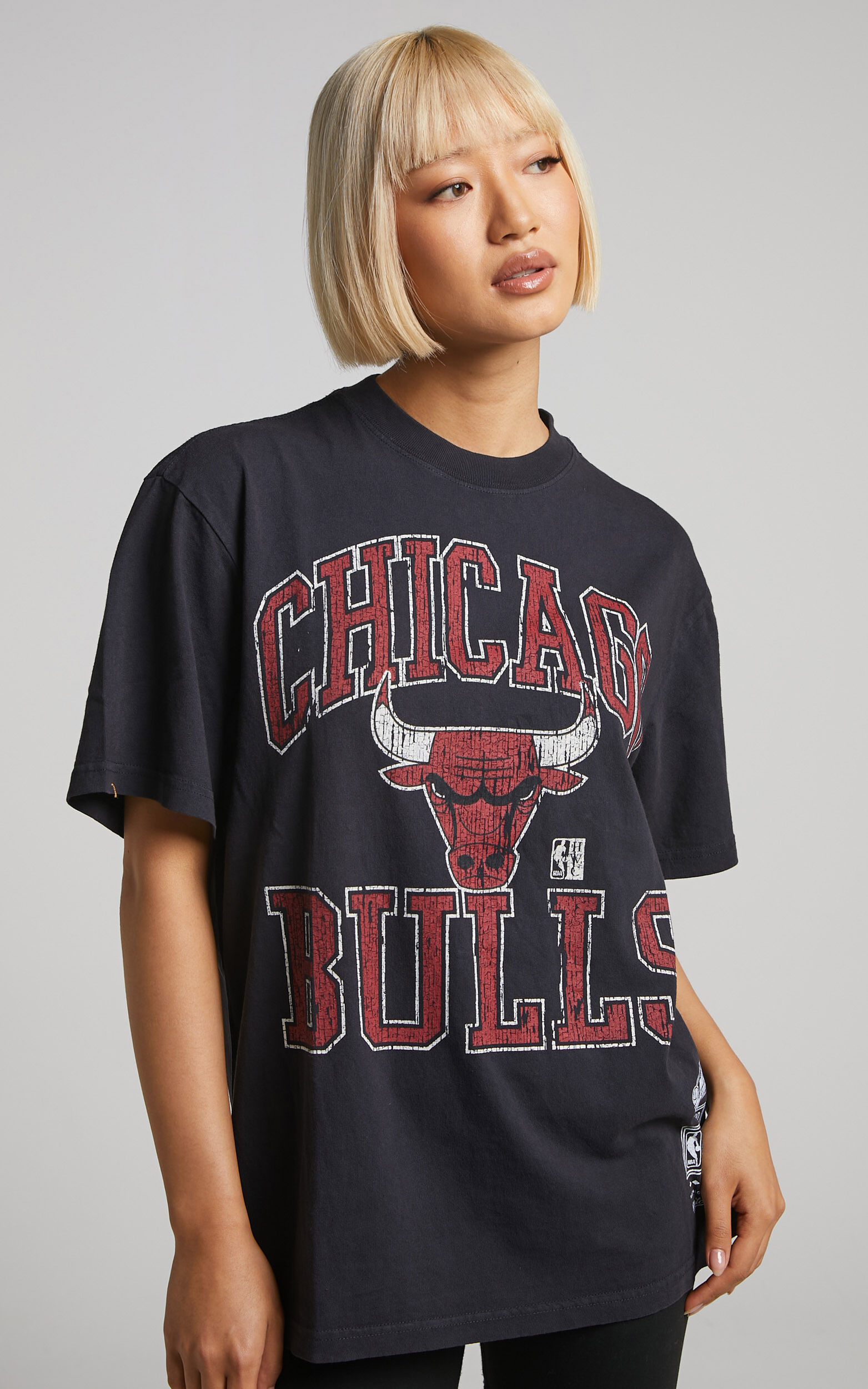 Mitchell & Ness All Over Crew 2.0 Tee Chicago Bulls