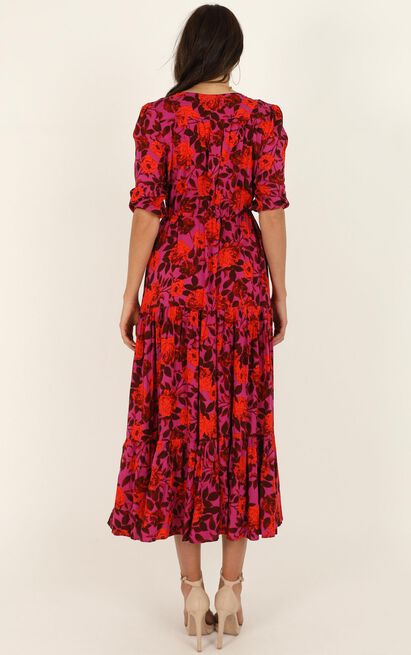 Waiting So Long Dress In Pink Floral | Showpo