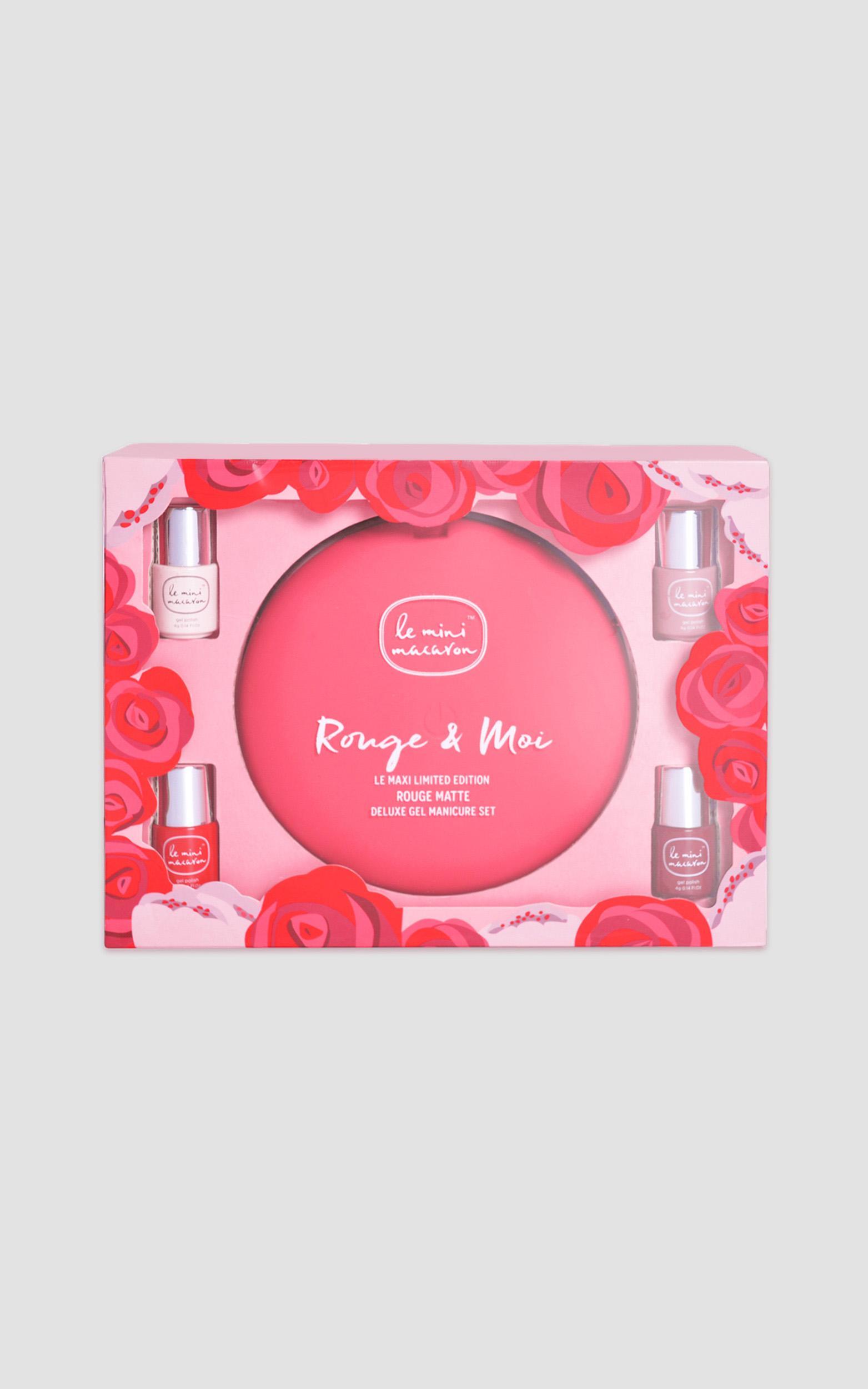 Le Mini Macaron  Le Maxi  Gel Manicure Kit  in Rouge Moi 