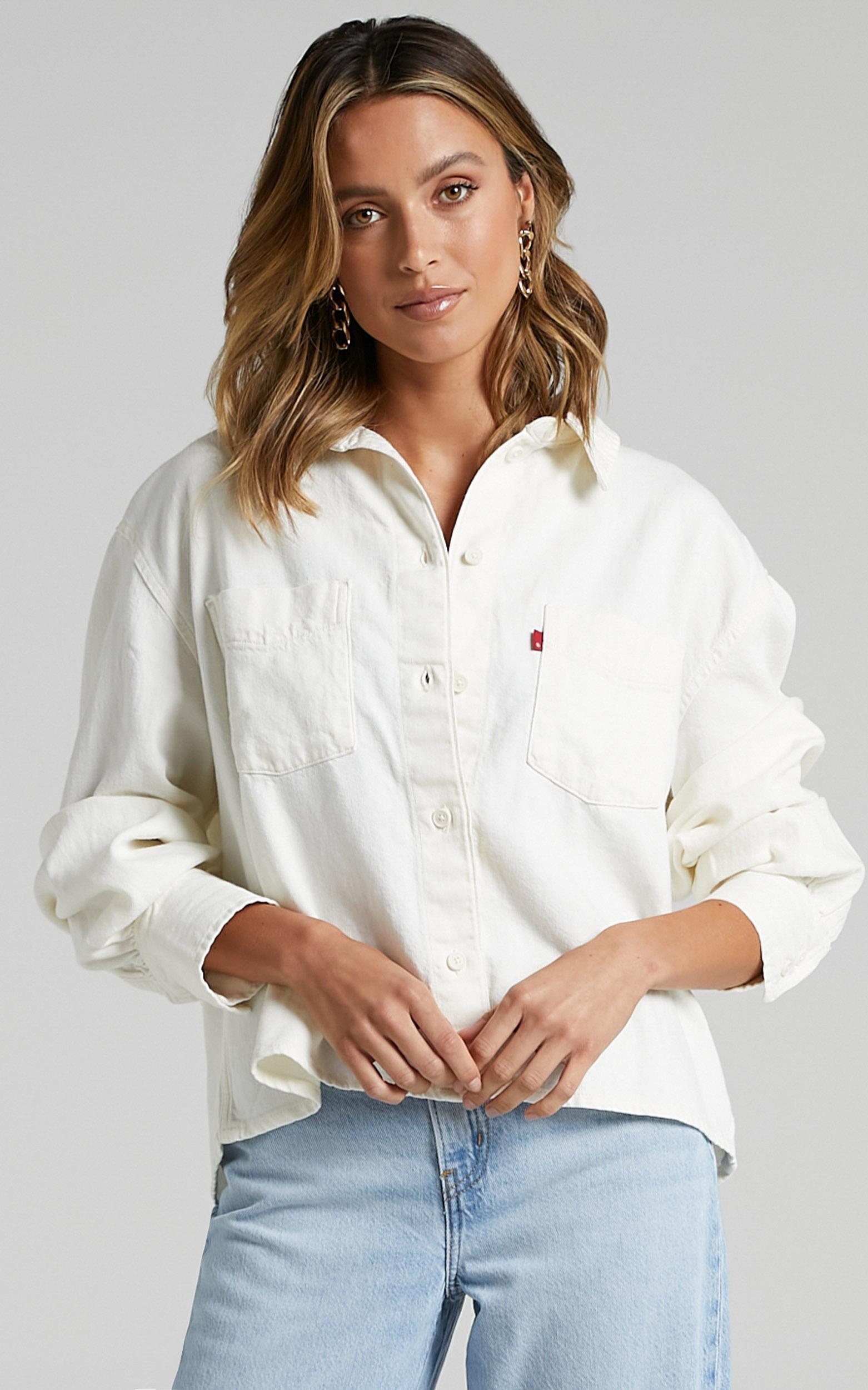 levi's zoey pleat utility jacket