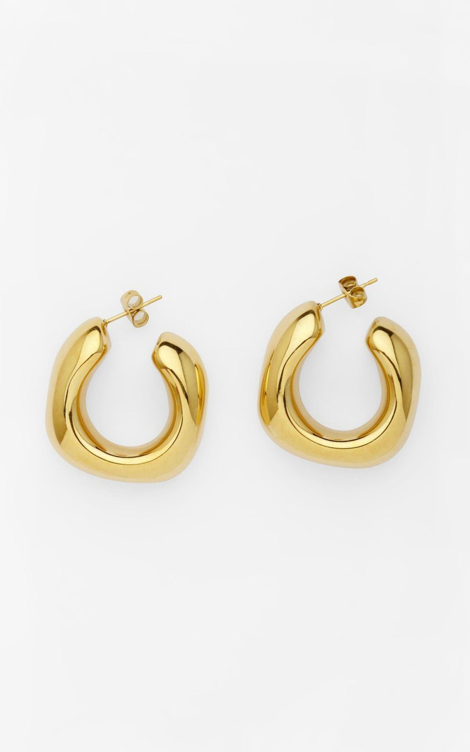 Reliquia - Trending Upwards Hoops in Gold | Showpo USA