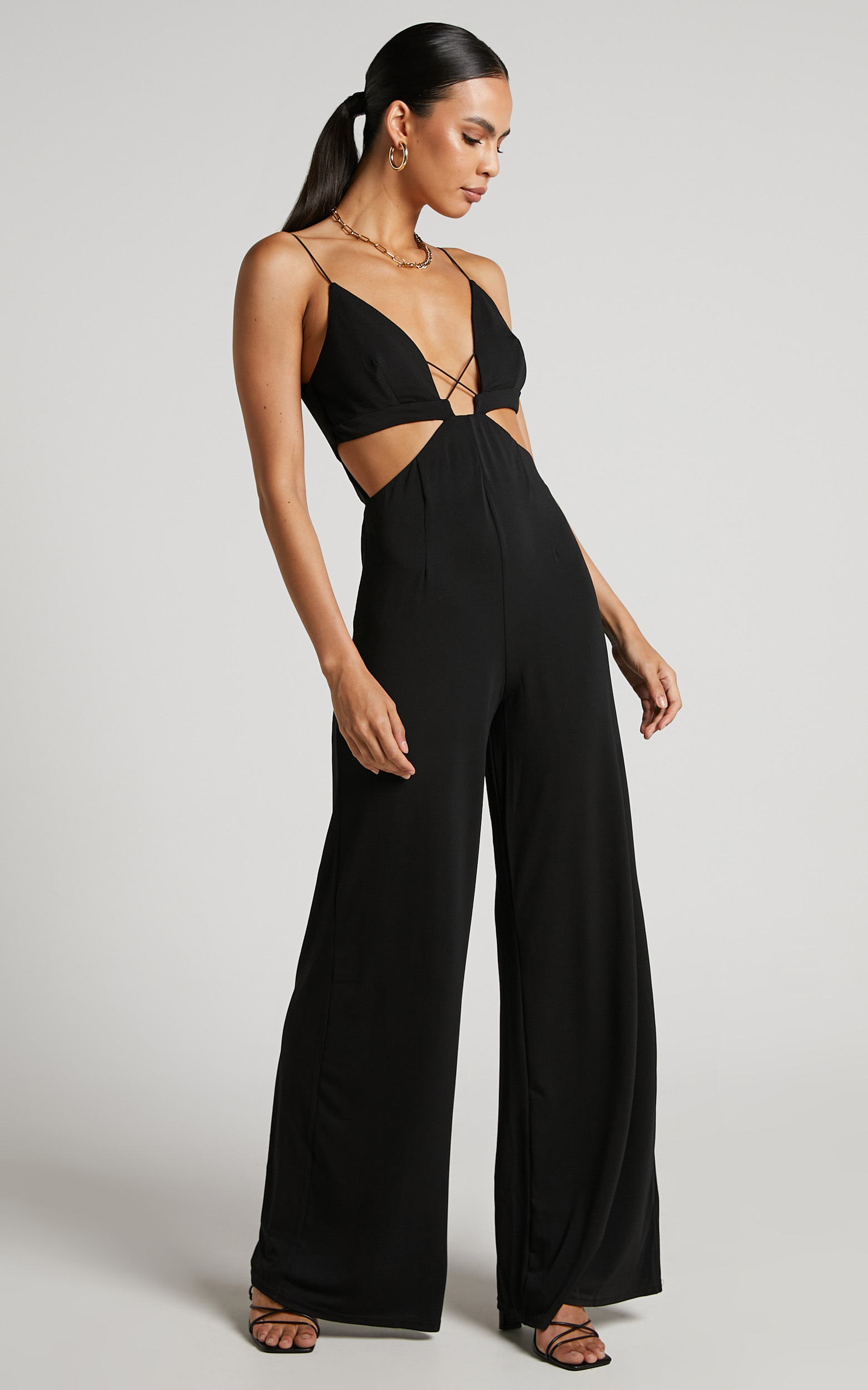 wide strap jumpsuit