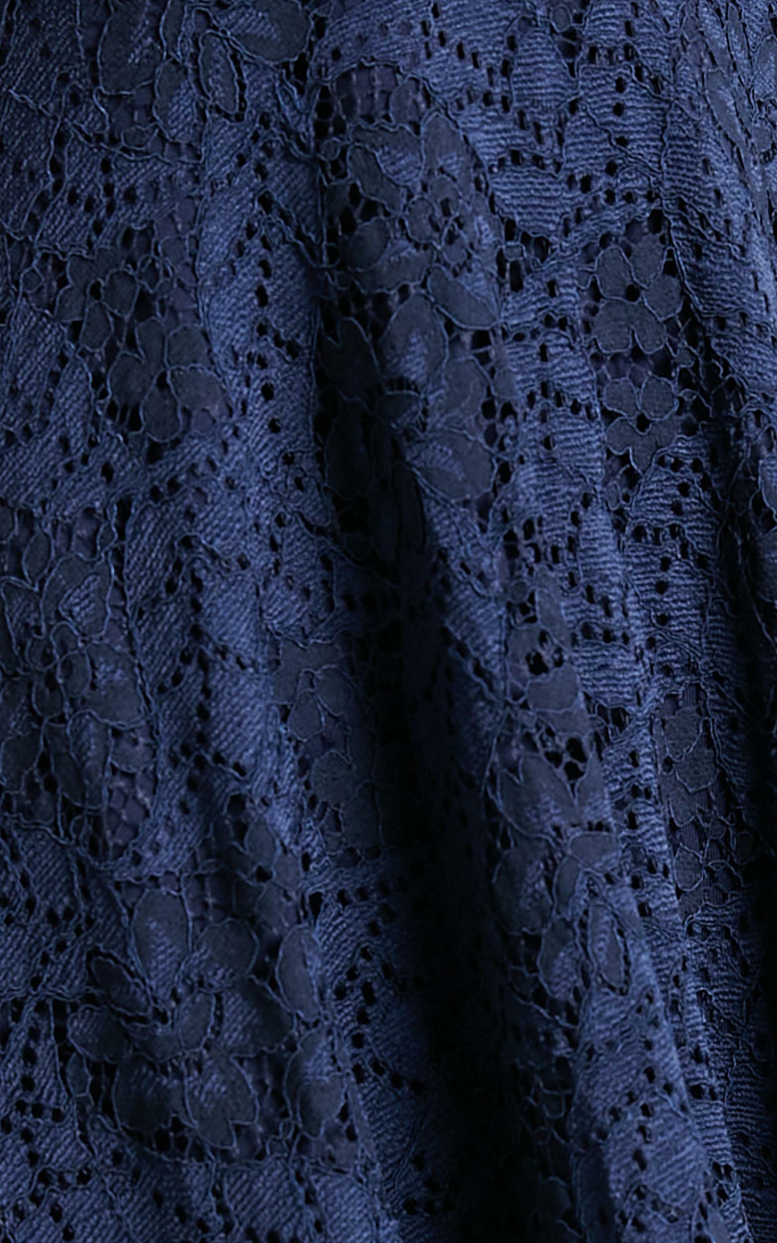 Far Beyond Dress in Navy Lace | Showpo