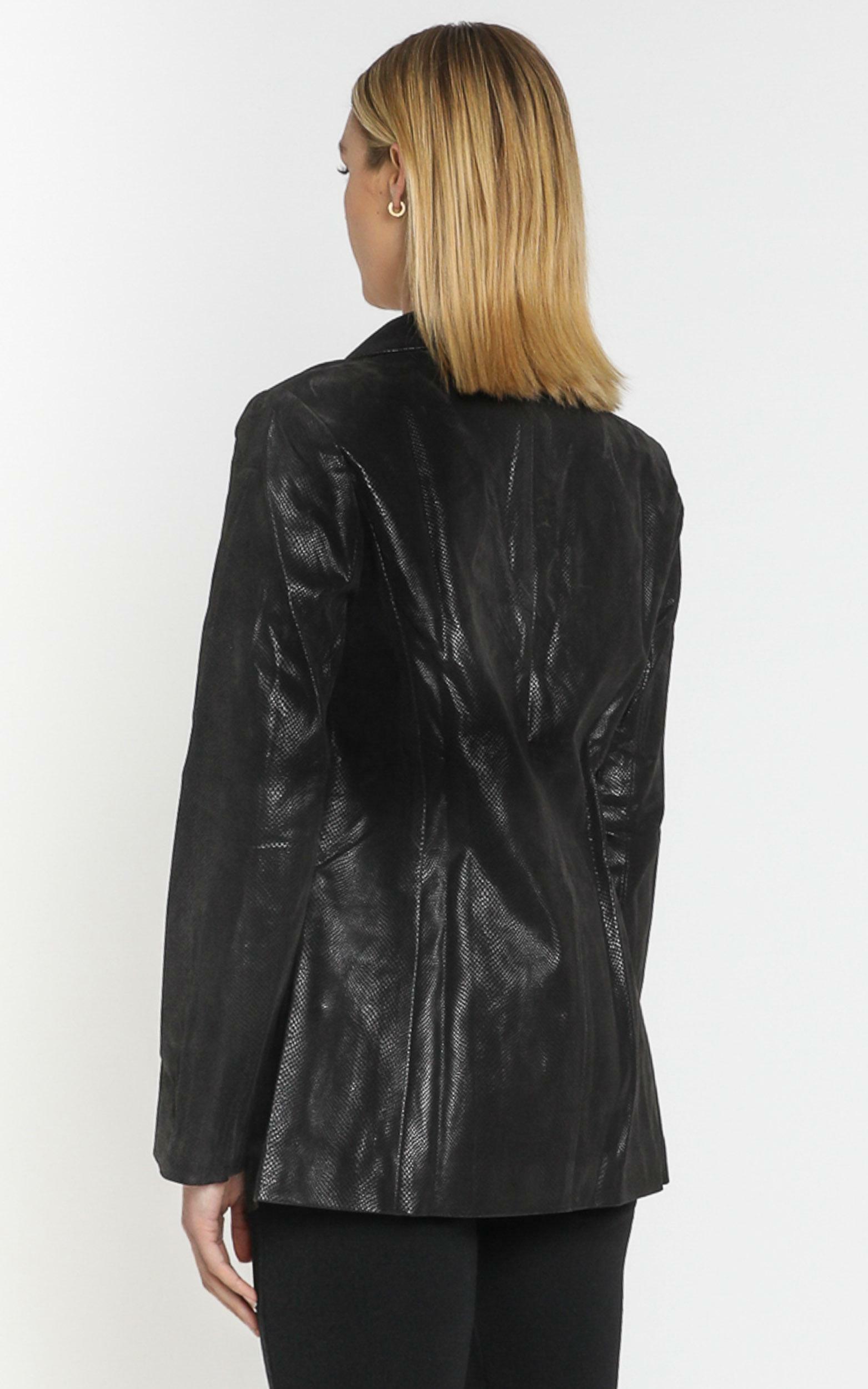 lioness the west village blazer black