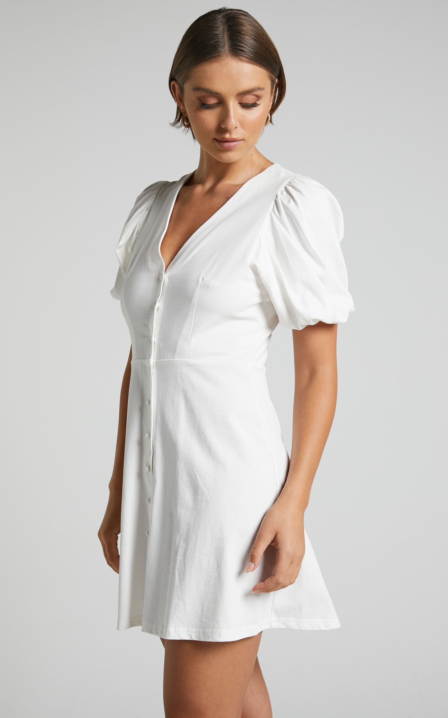 Rochelle Dress in White | Showpo