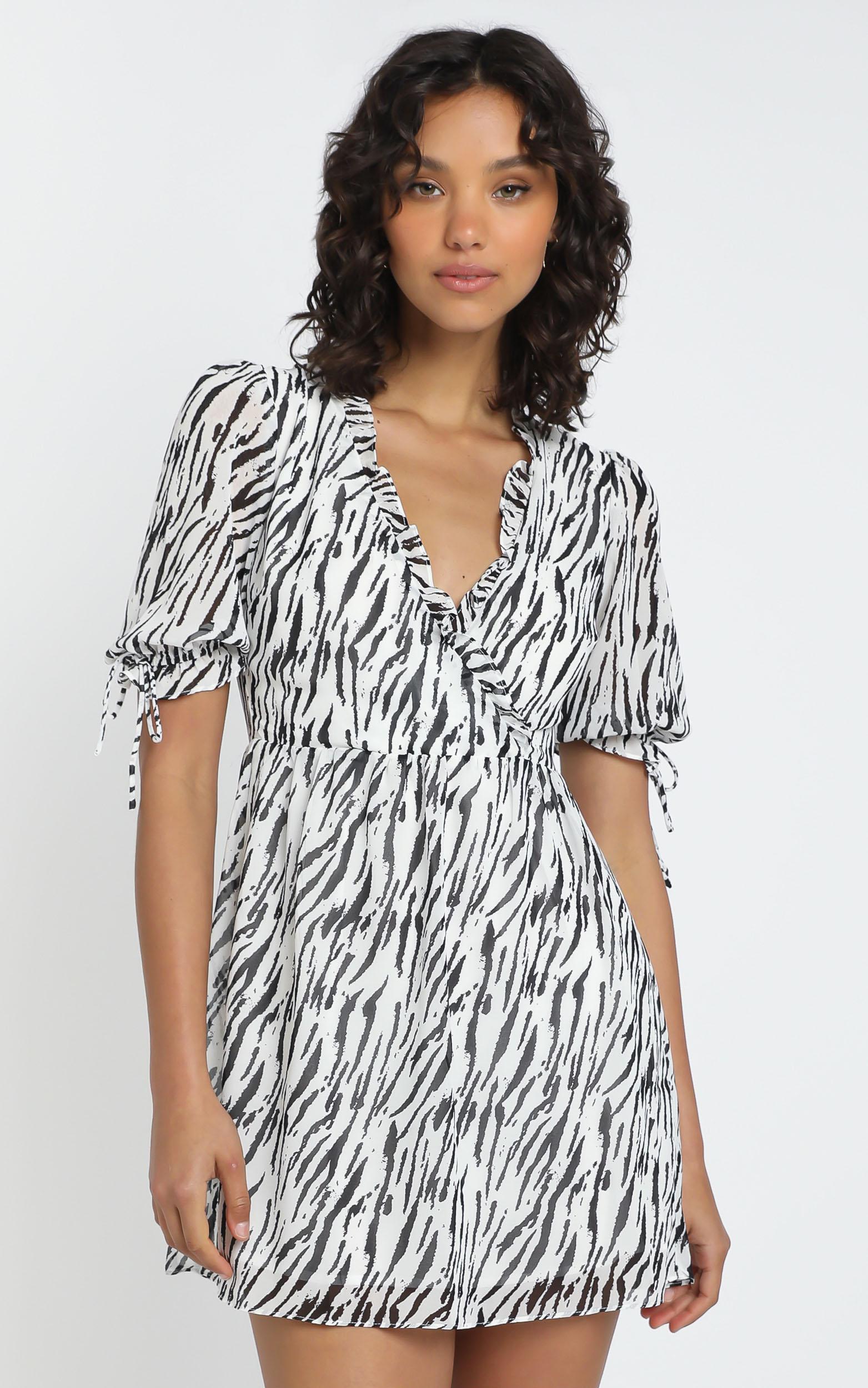 showpo zebra dress