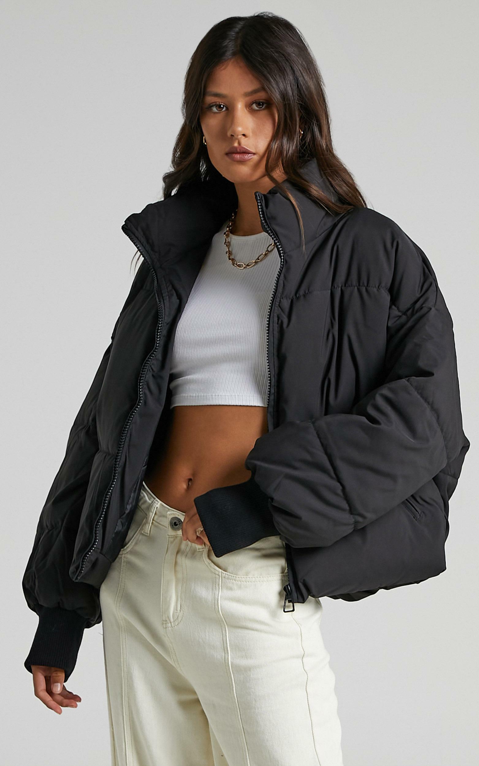 Kylie Trending Lightweight Cropped Corduroy Puffer Jacket  Corduroy puffer  jacket, Nyc winter outfits, Puffer jacket style
