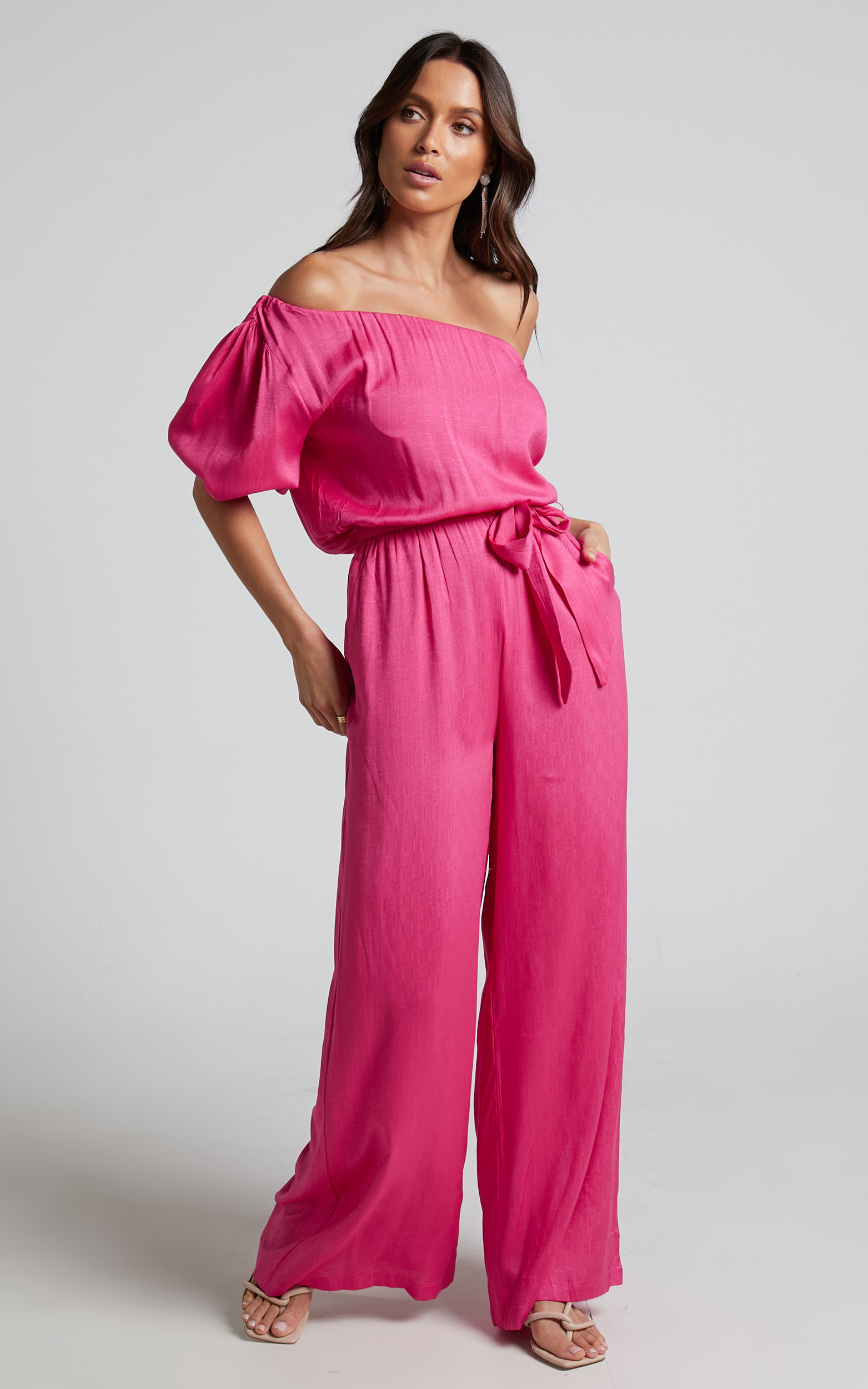 wide leg party jumpsuit