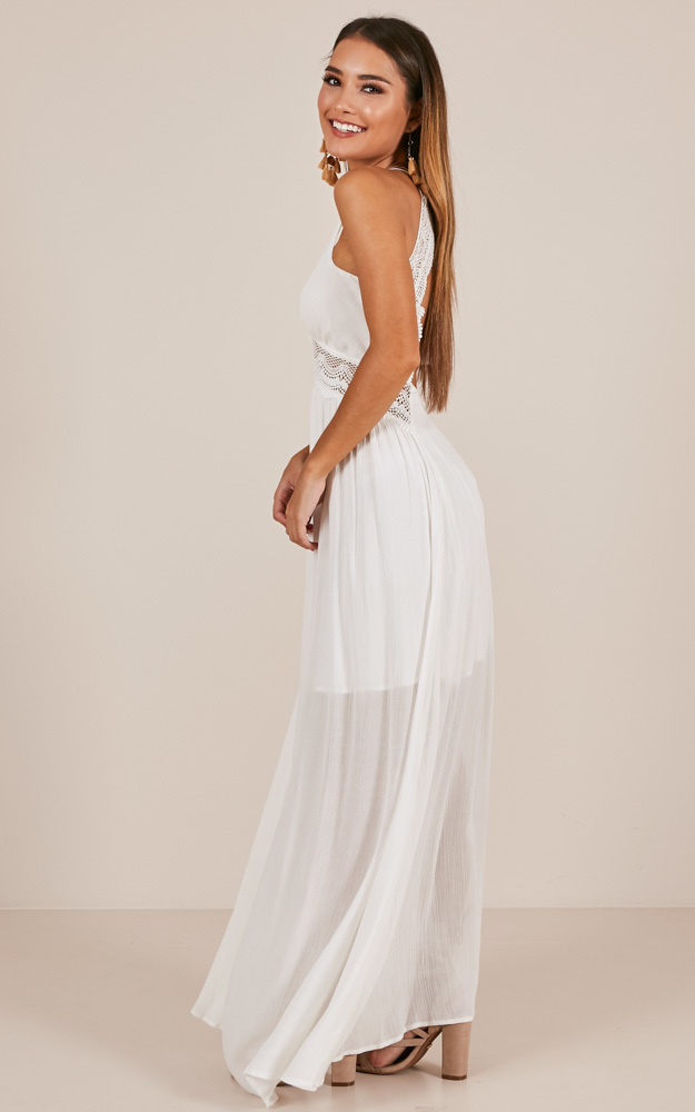 Sun And Fun Maxi Dress In White | Showpo USA