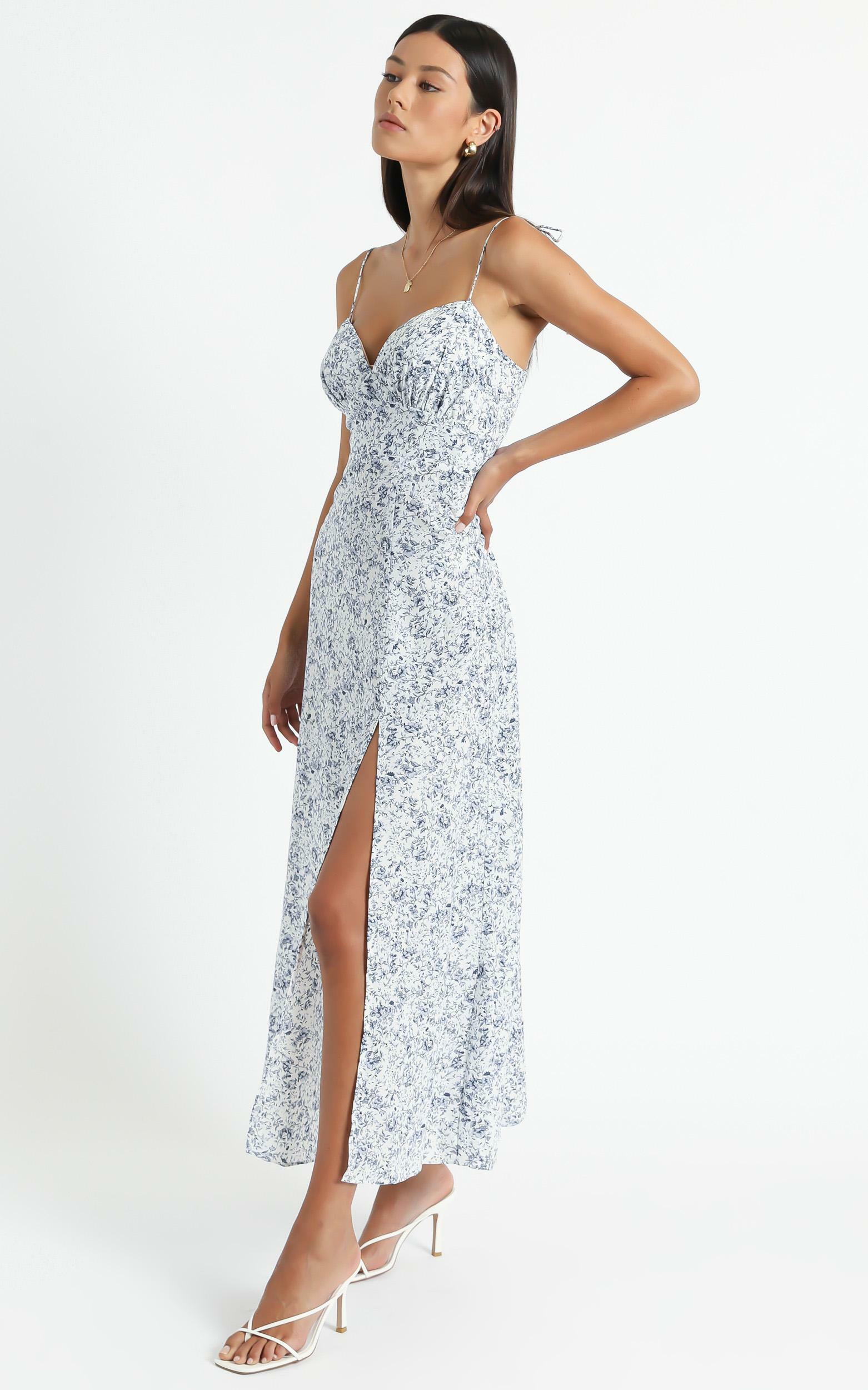 Groove On Dress in Blue Floral | Showpo USA