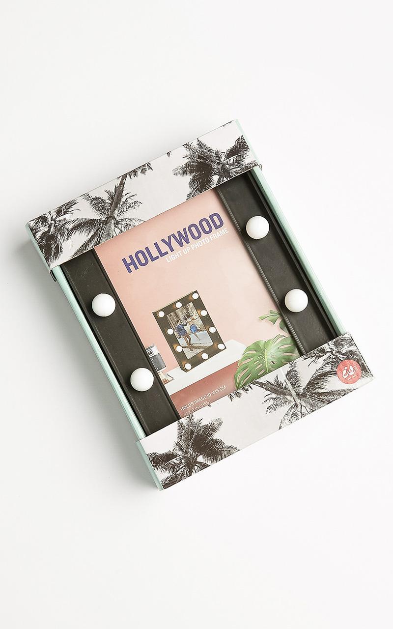 Hollywood Lights Photo Frame In black | Showpo