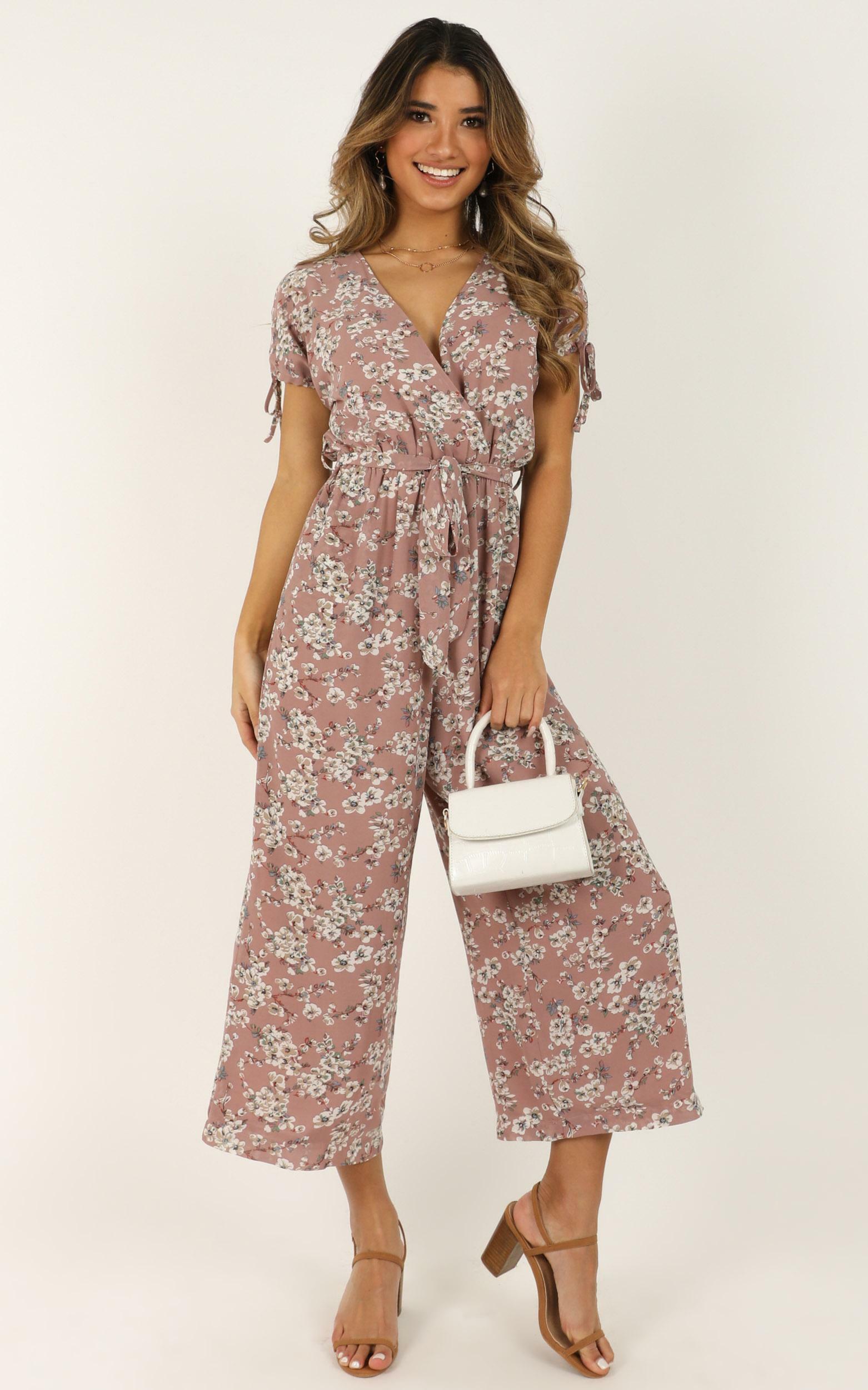 dusty pink jumpsuit