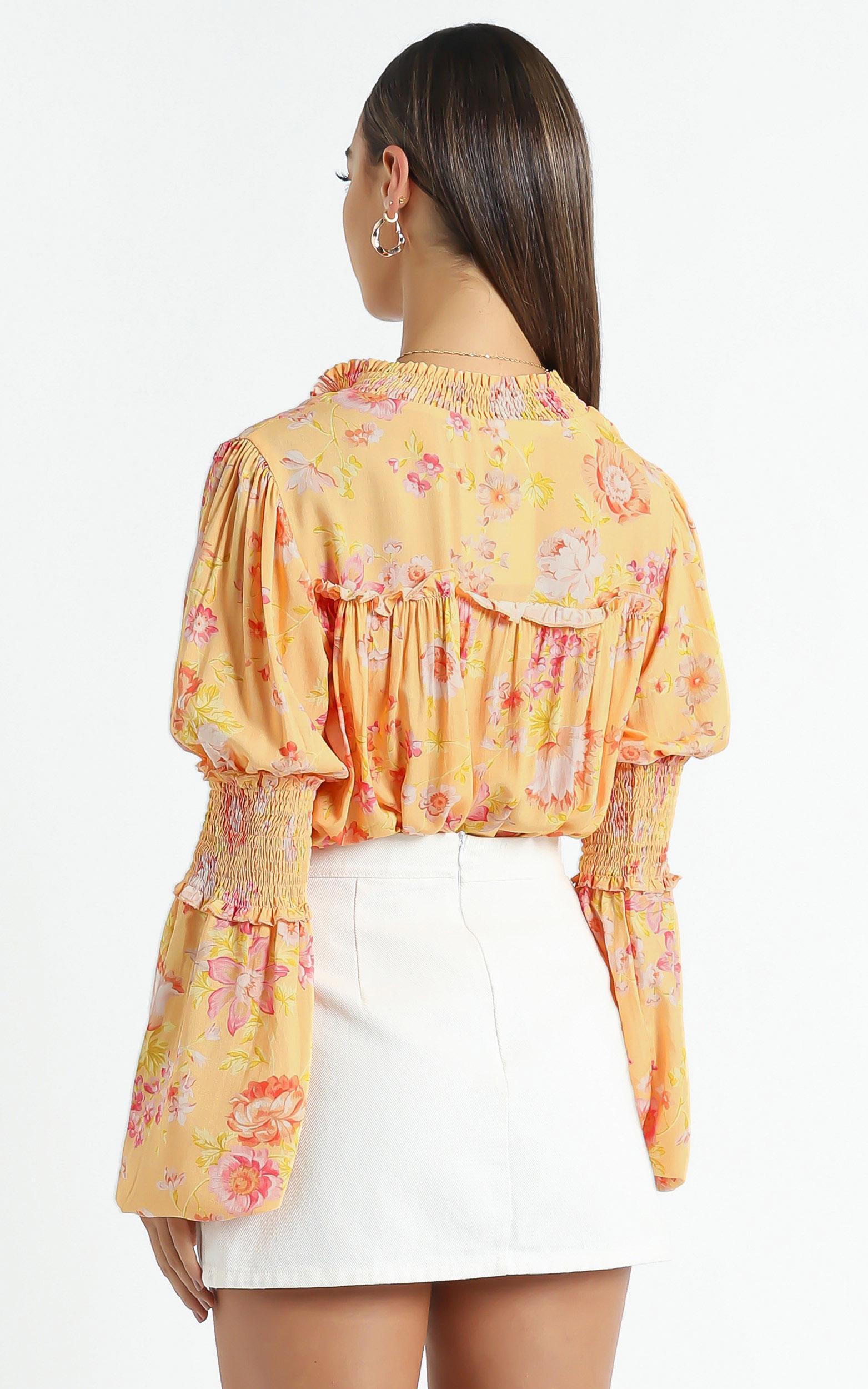 Philomena Top in Tuscan Spring | Showpo