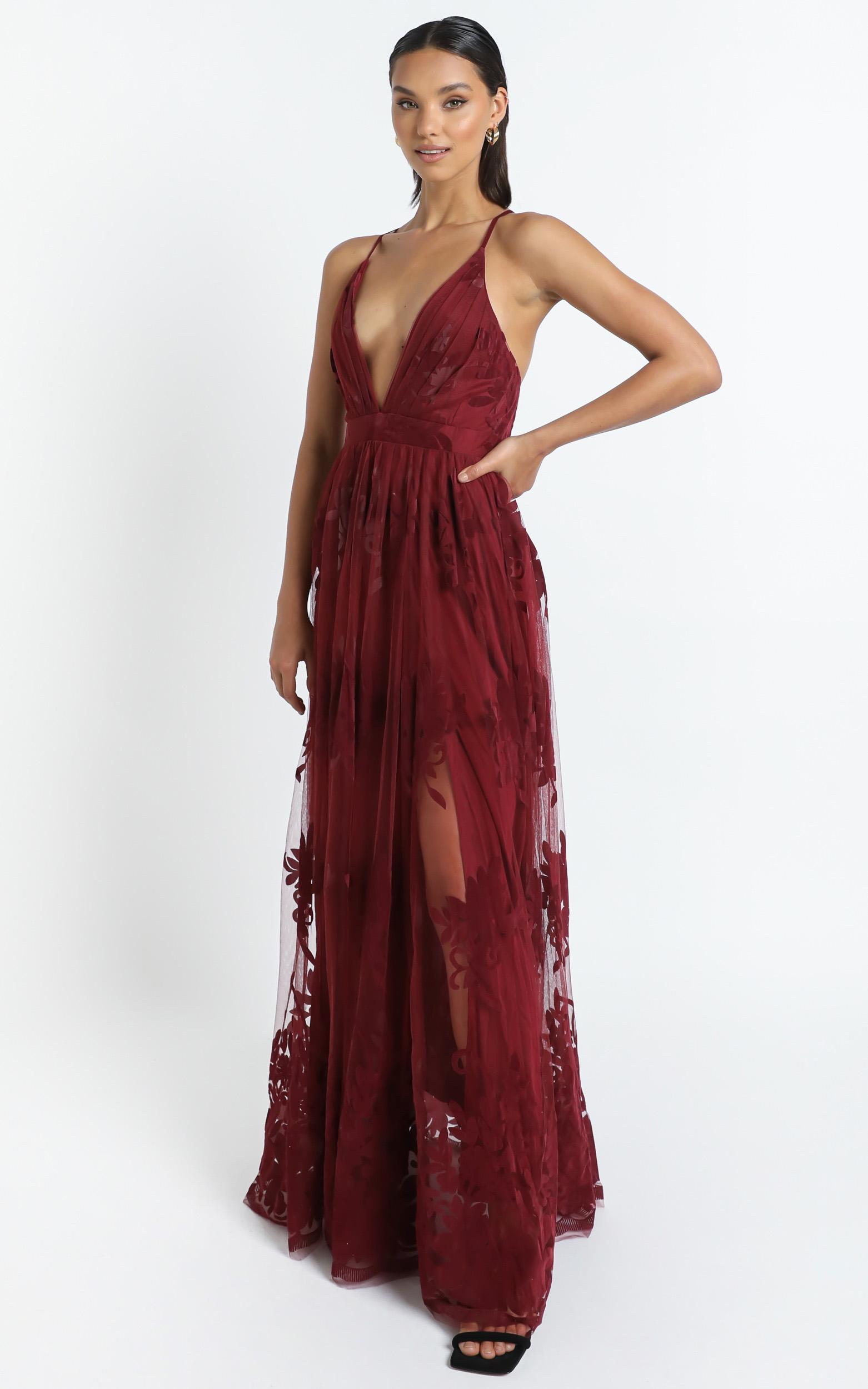 showpo promenade maxi dress