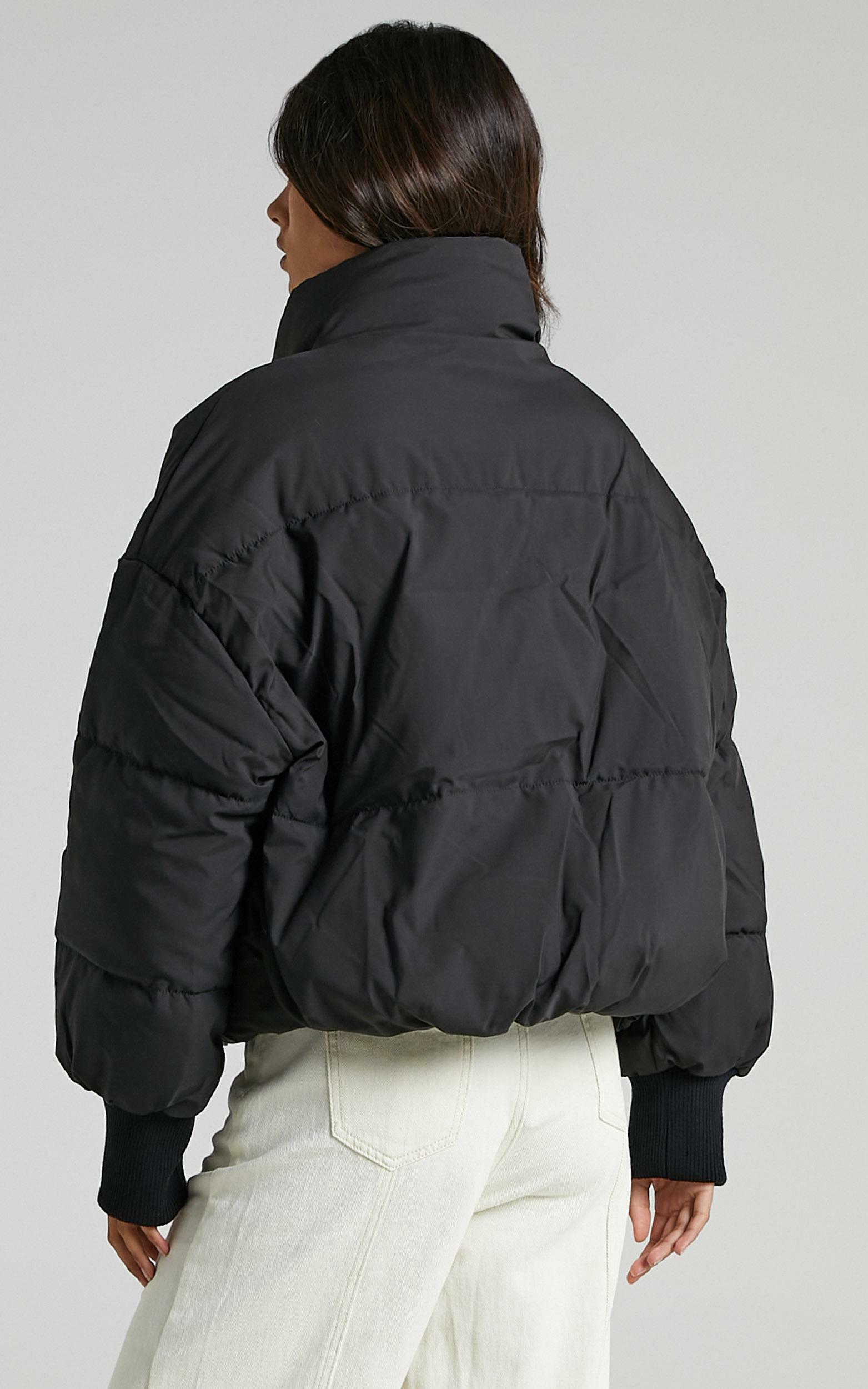 windsor puffer jacket in black