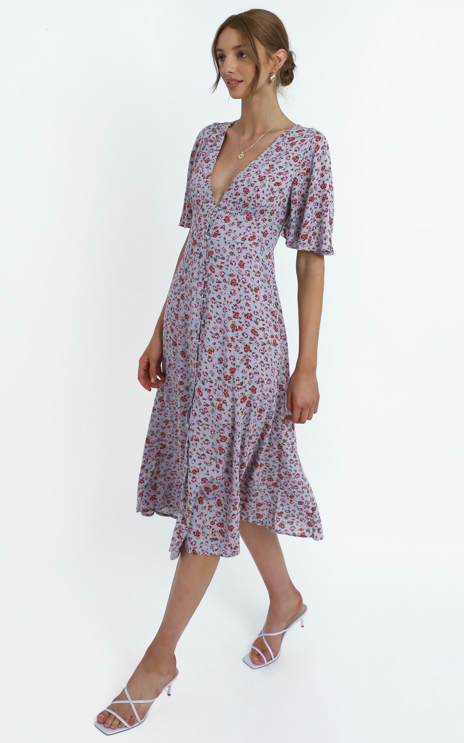 Thea Dress in Lilac Floral | Showpo USA