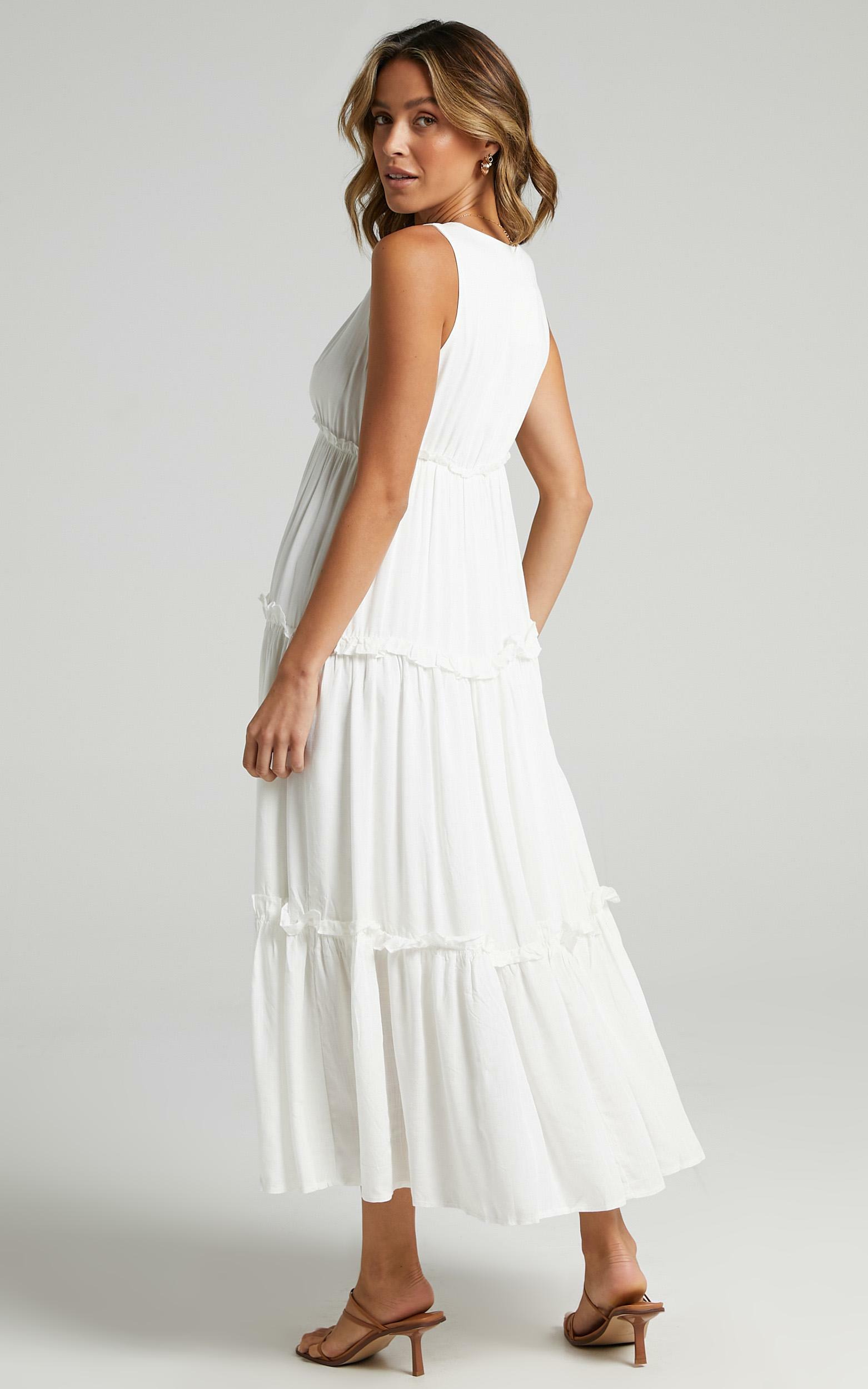 Arlana Dress in White | Showpo USA