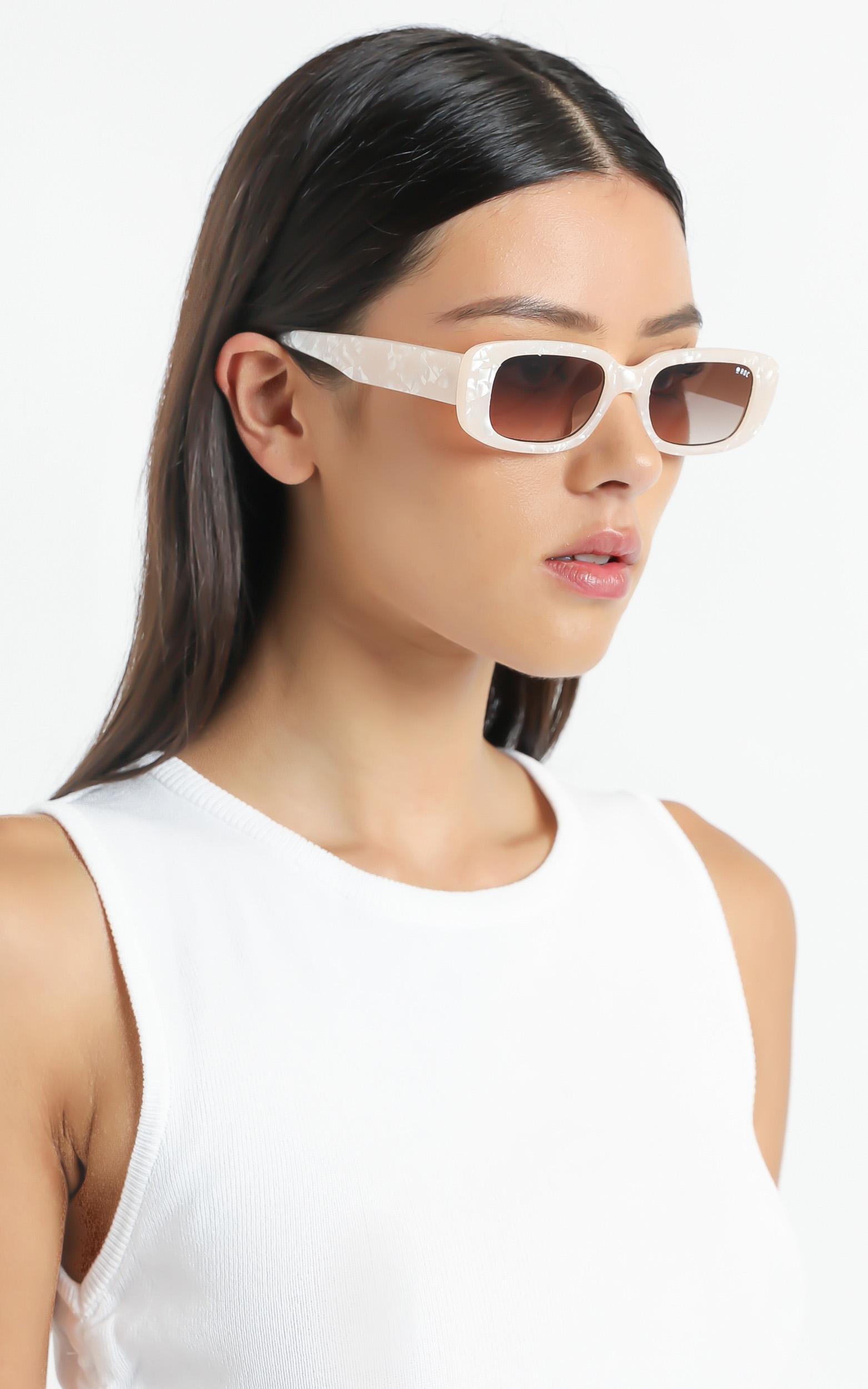 pearl white sunglasses