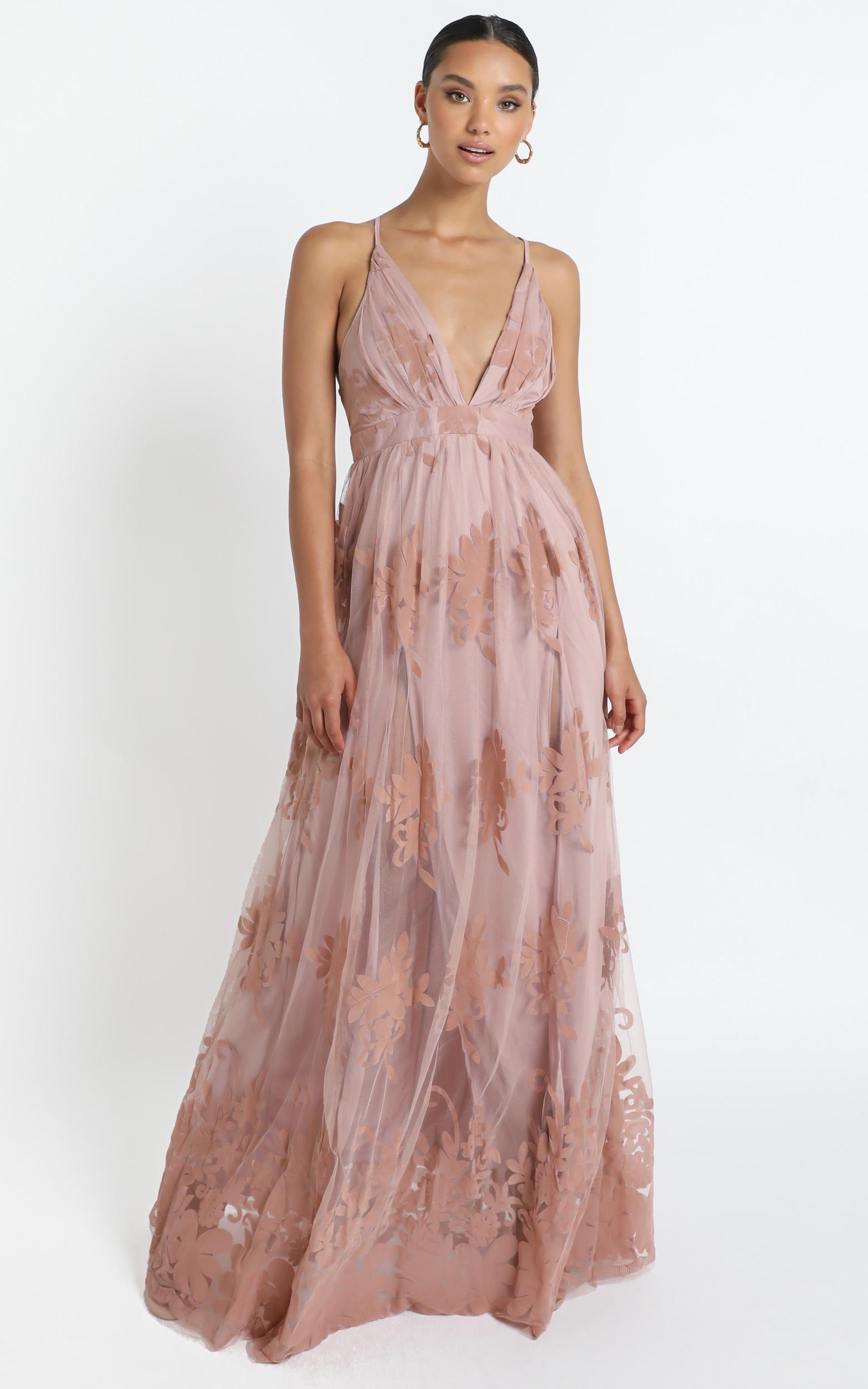 showpo promenade maxi dress