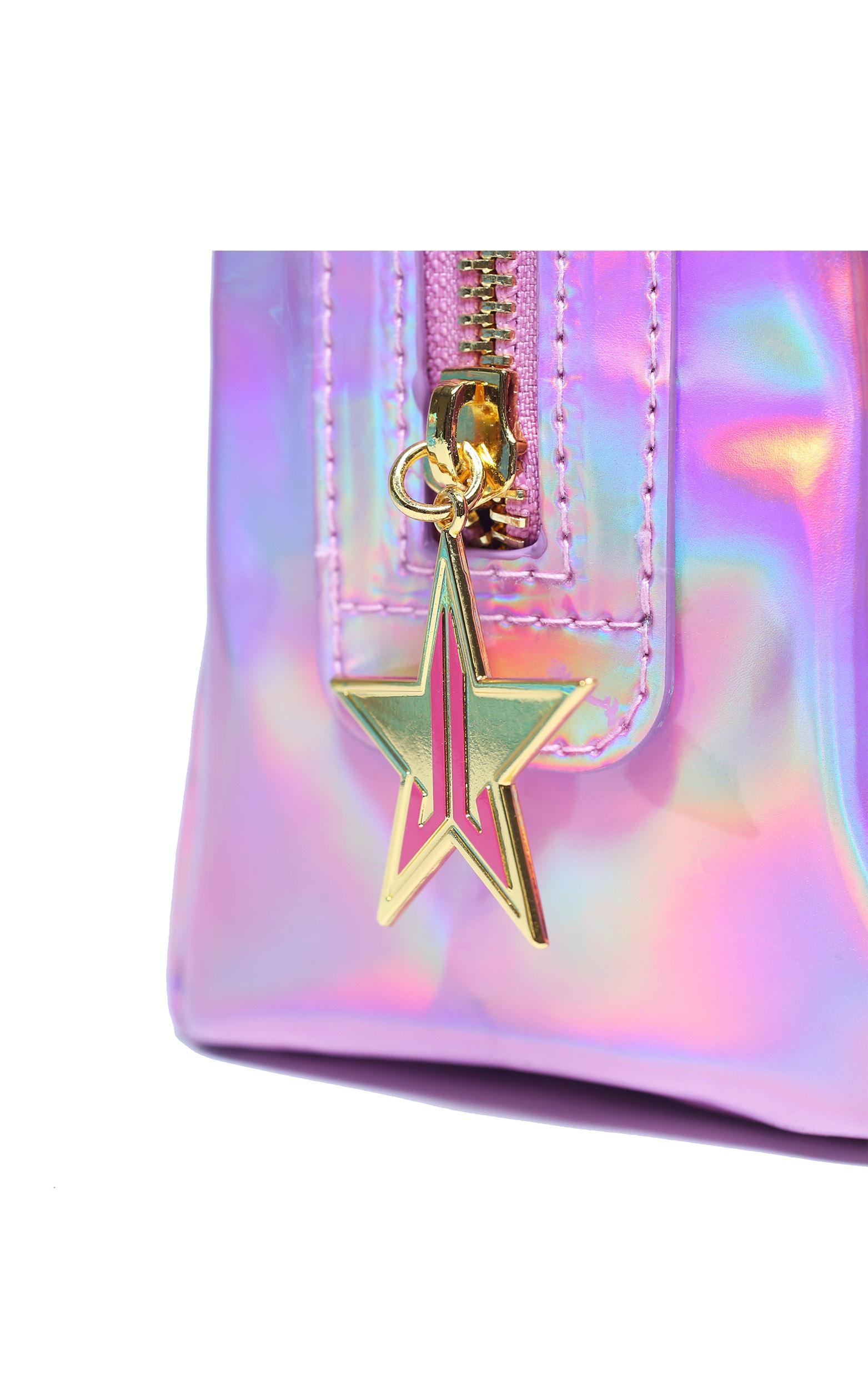 jeffree star holographic makeup bag