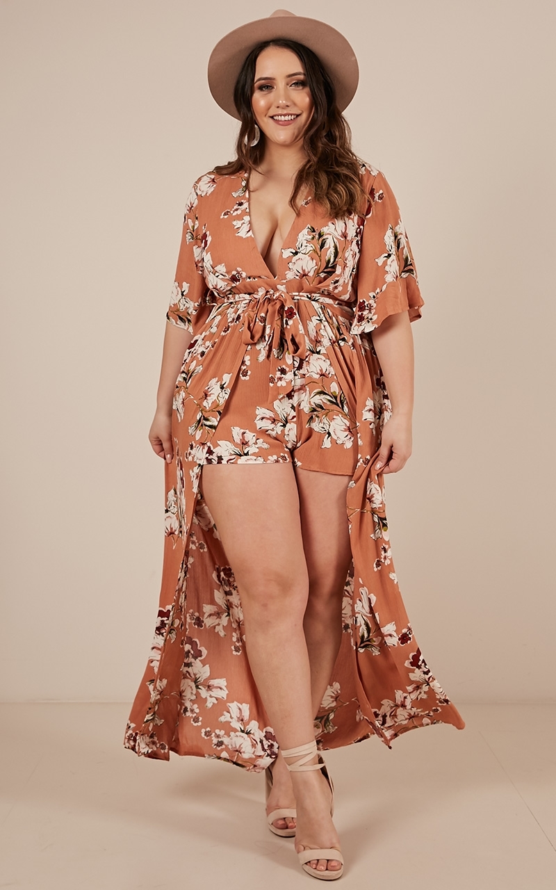 maxi playsuit plus size