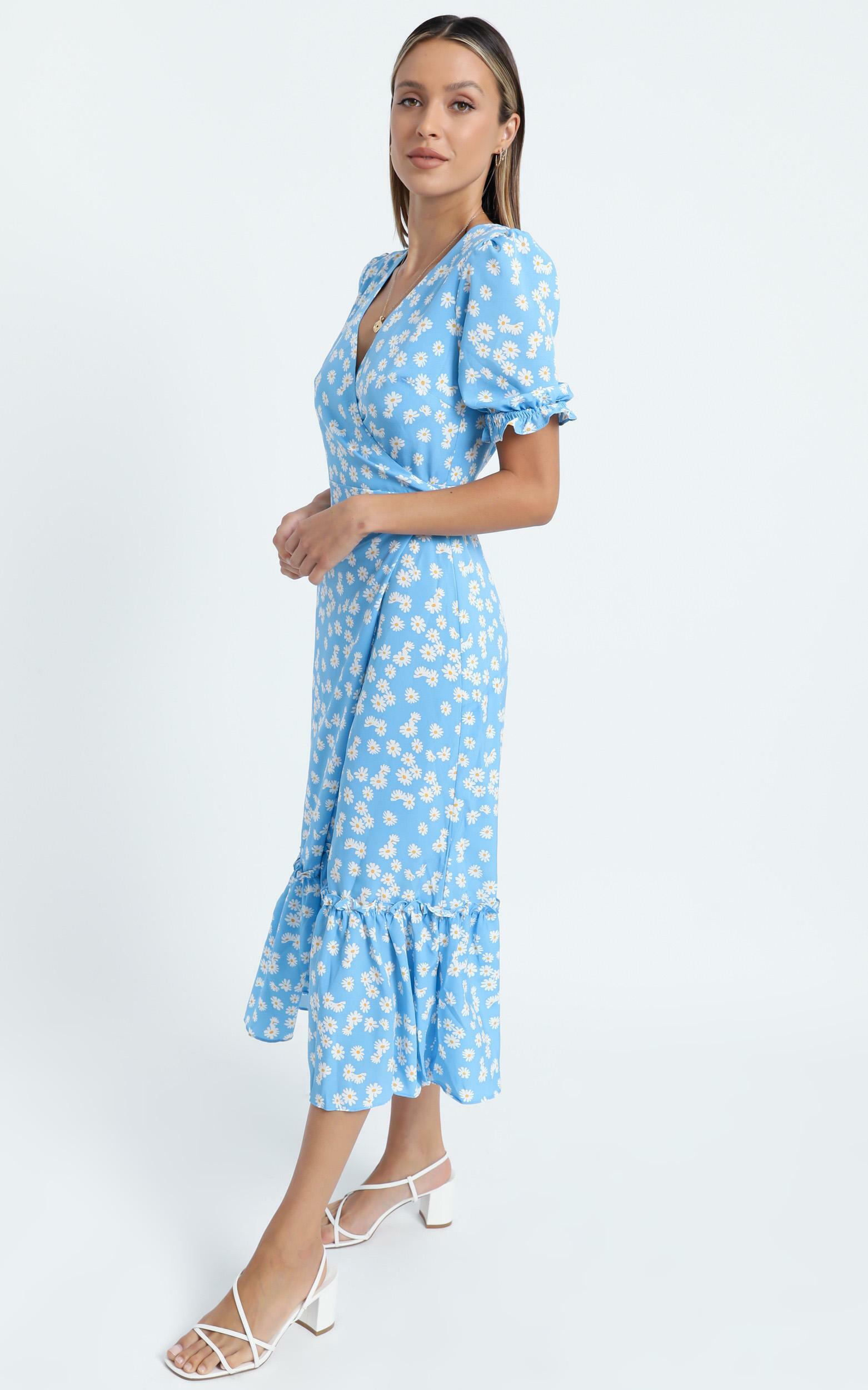 Washington Dress in Blue Floral | Showpo USA