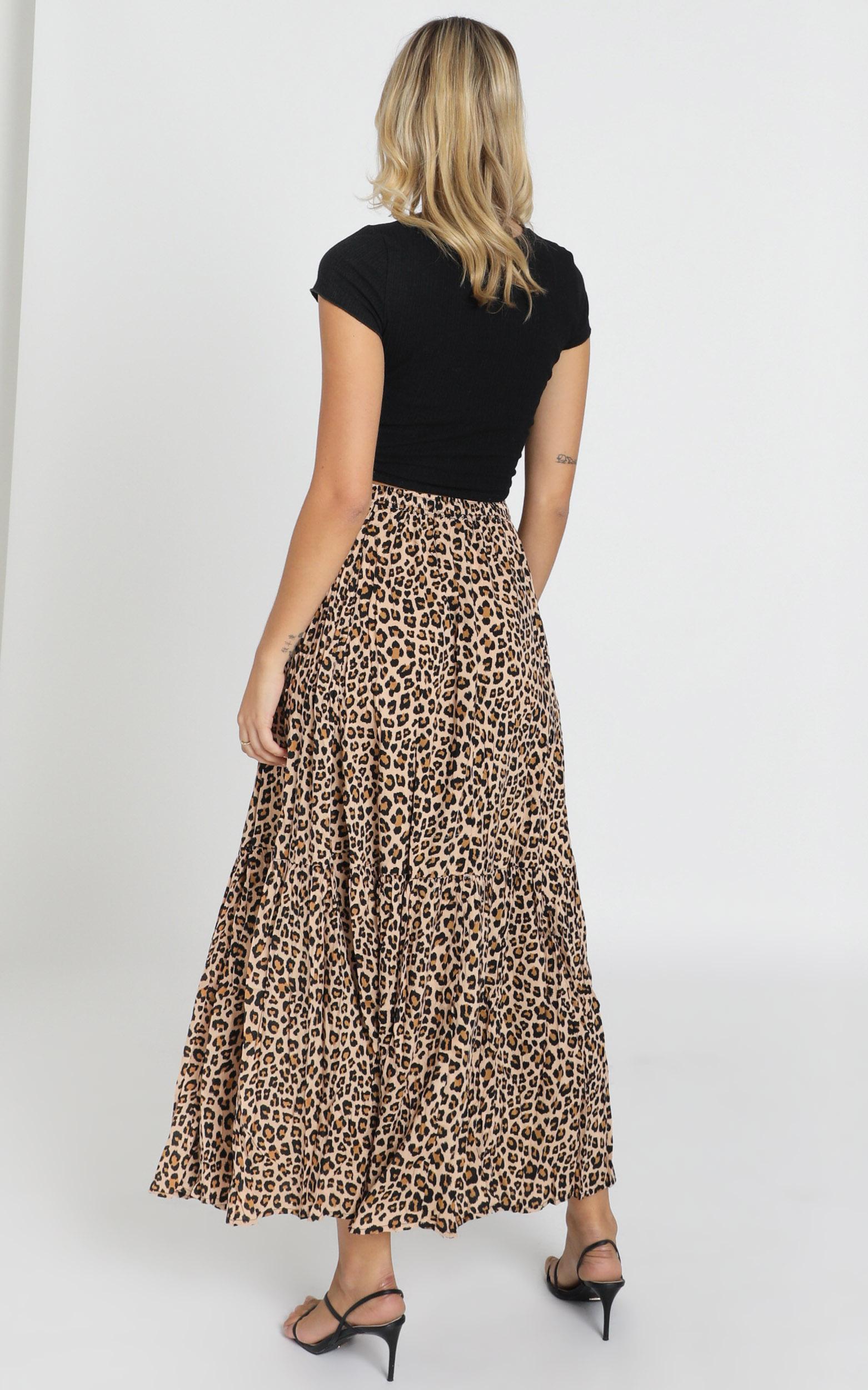Off To Bali Skirt in Leopard Print | Showpo