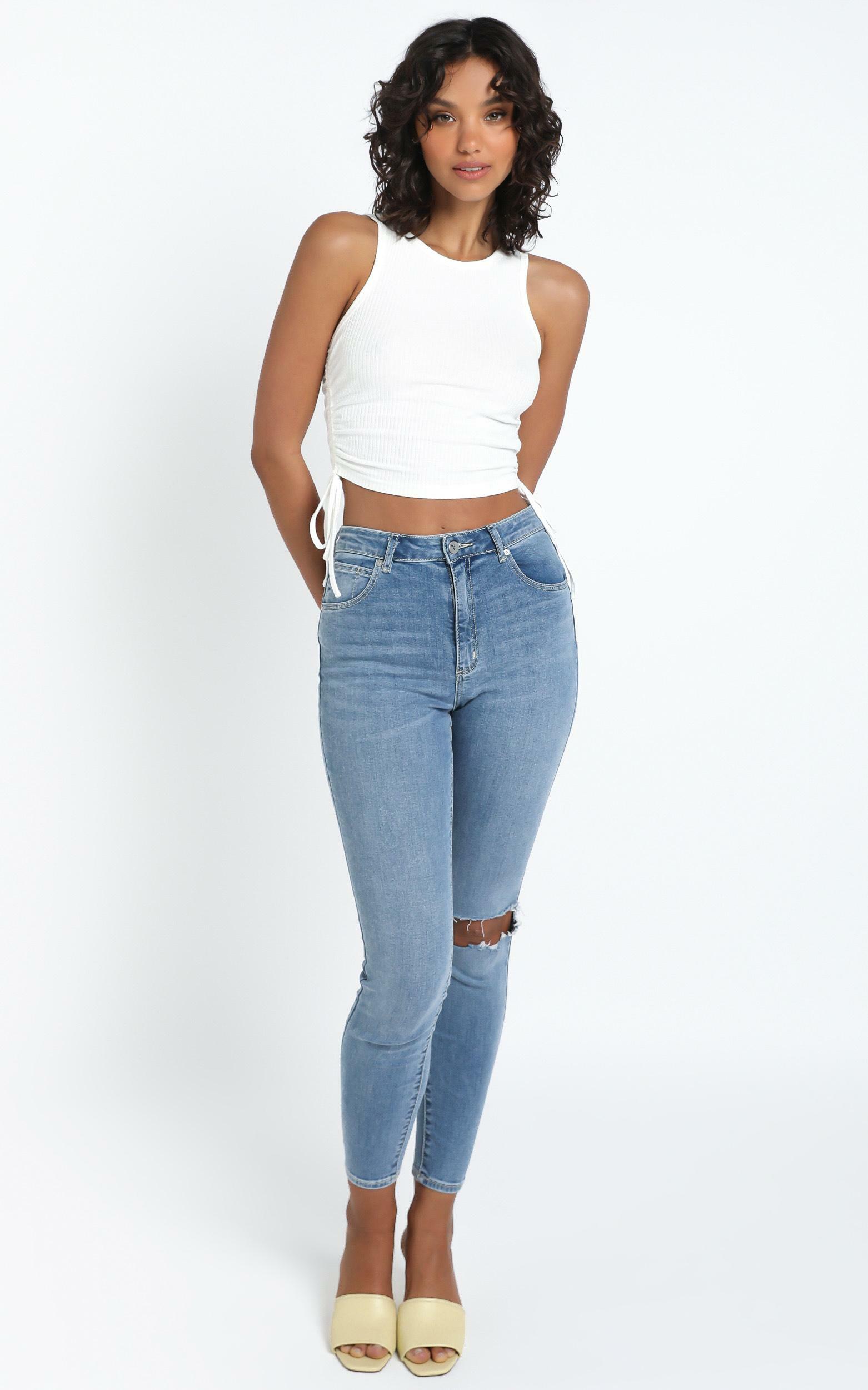 a high skinny ankle basher jeans