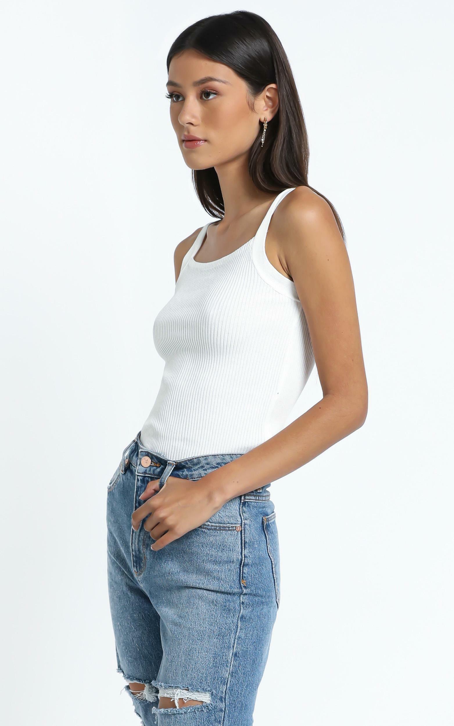 Davey Top in White | Showpo