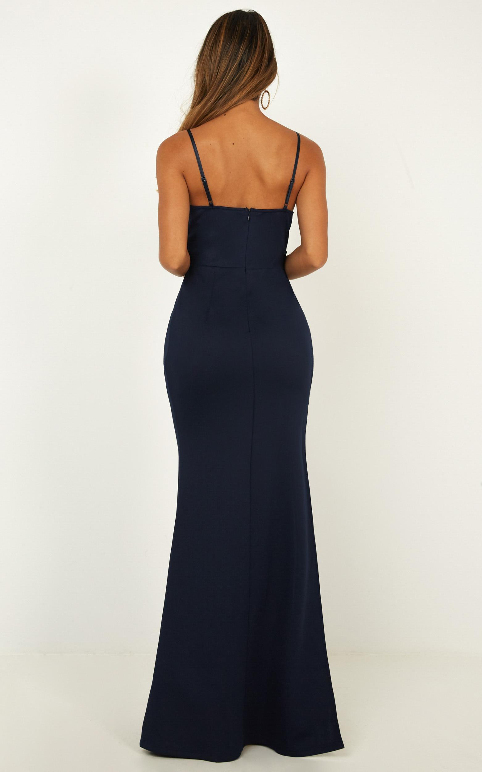 Linking Love Maxi Dress In Navy | Showpo