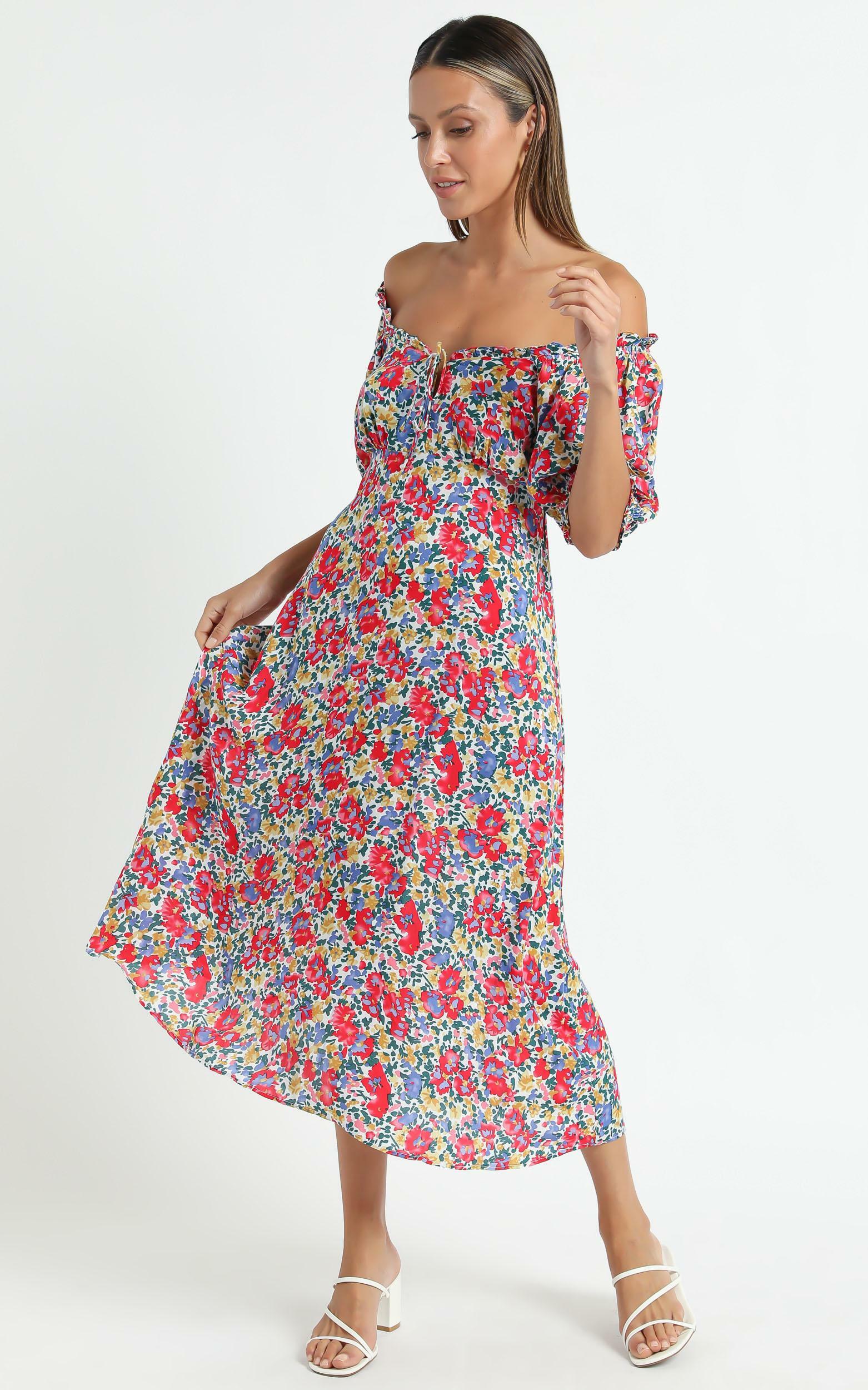 Louisiana Dress in Multi Floral | Showpo