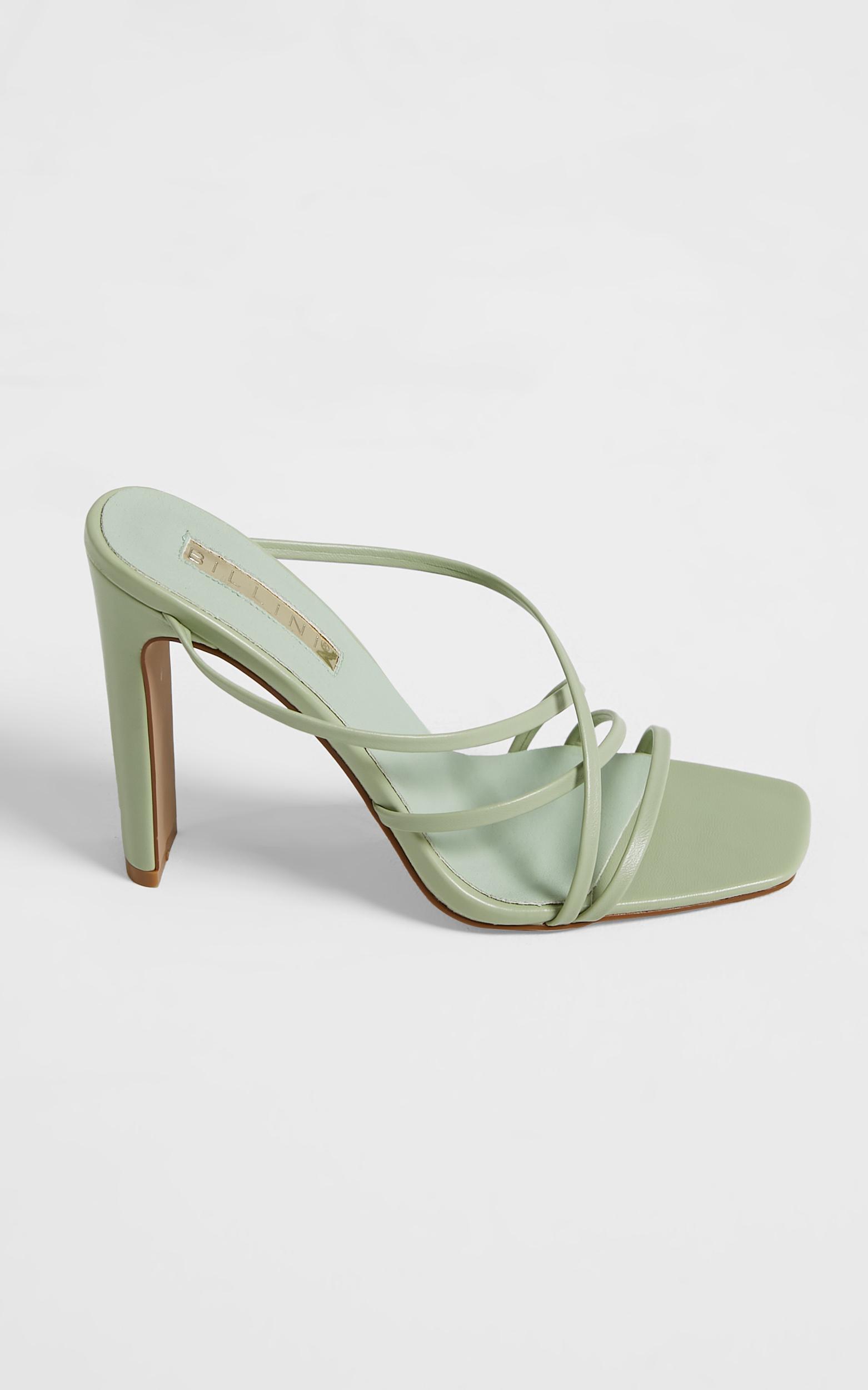 pistachio green heels