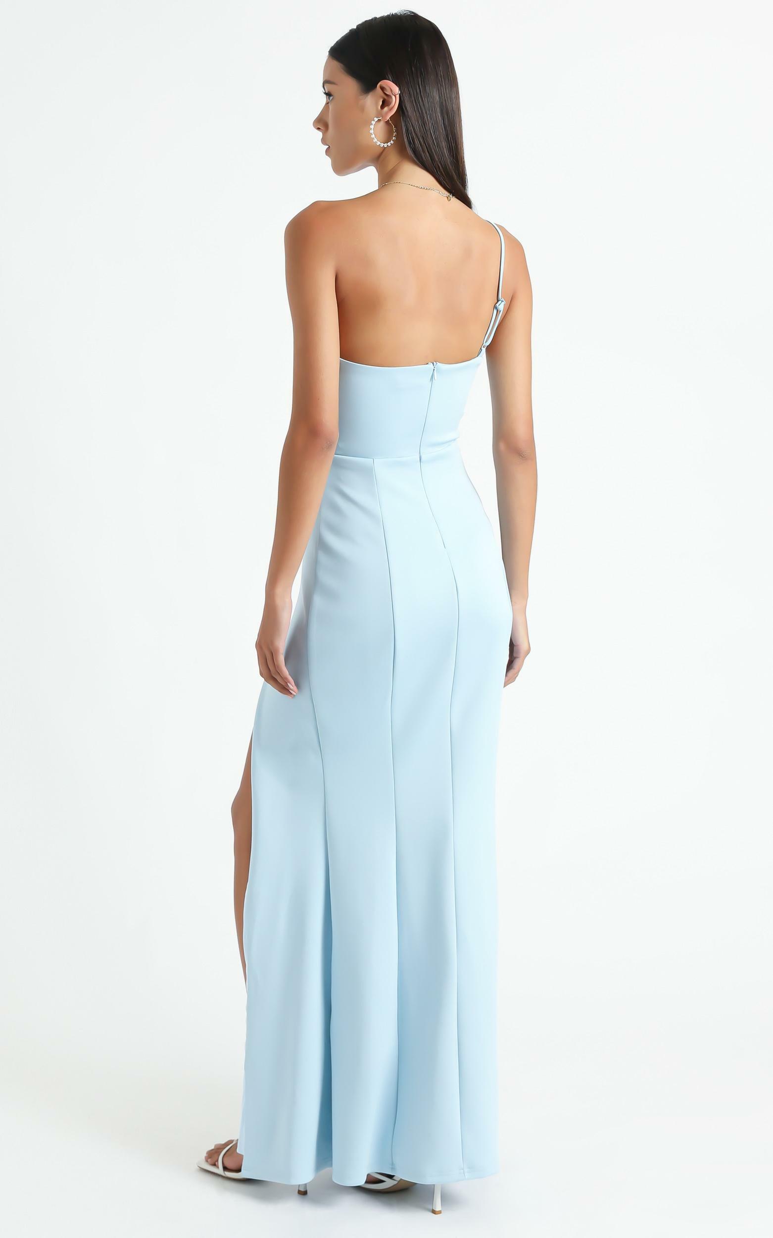 No Ones Fault Dress In Light Blue | Showpo