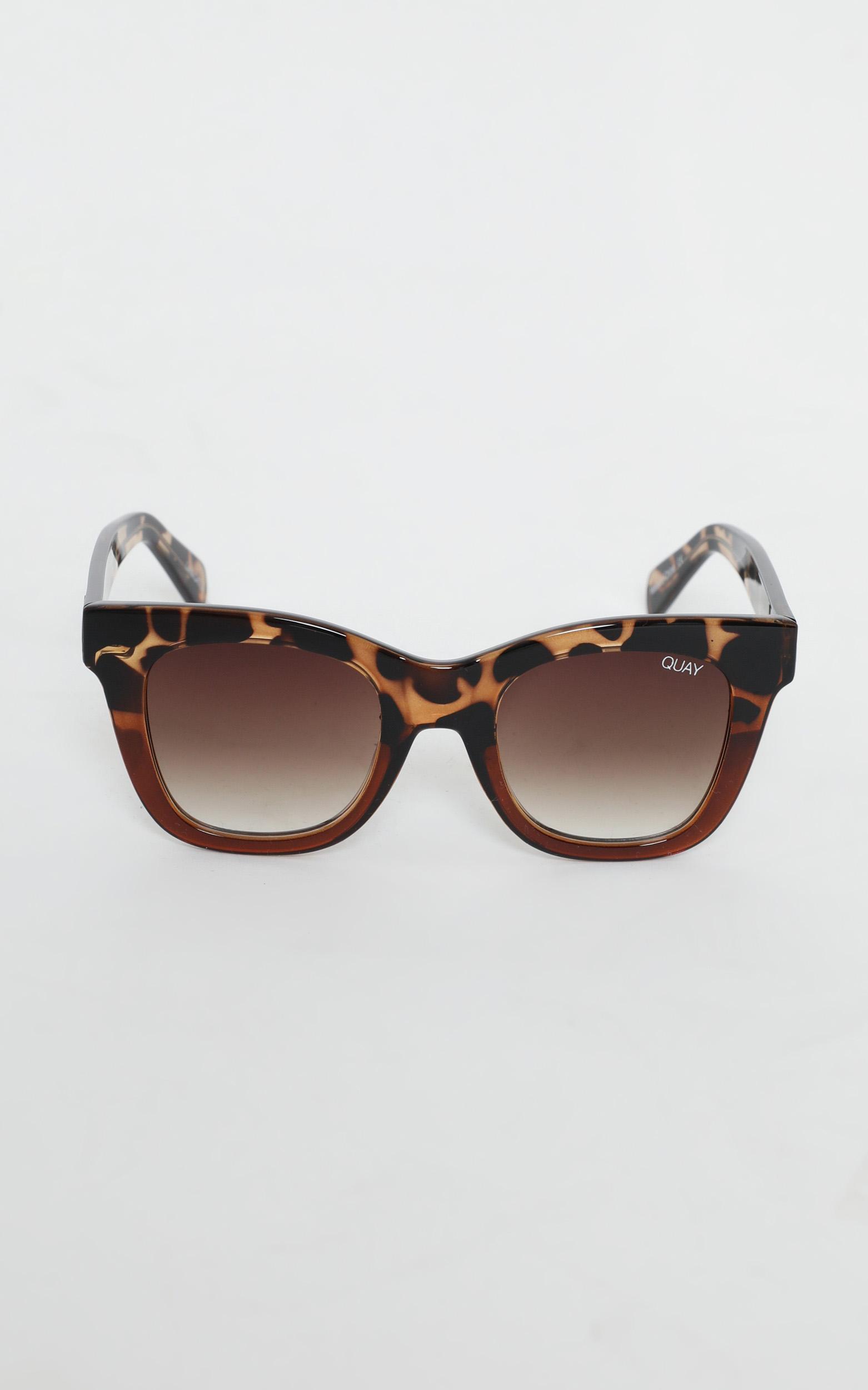 Quay X Chrissy After Hours Sunglasses In Tort And Brown Lens Showpo 5519