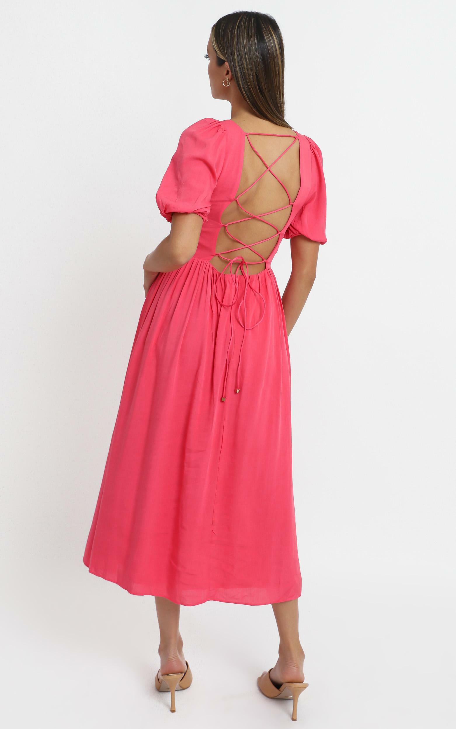 Poppy Dress  in Hot Pink  Showpo 