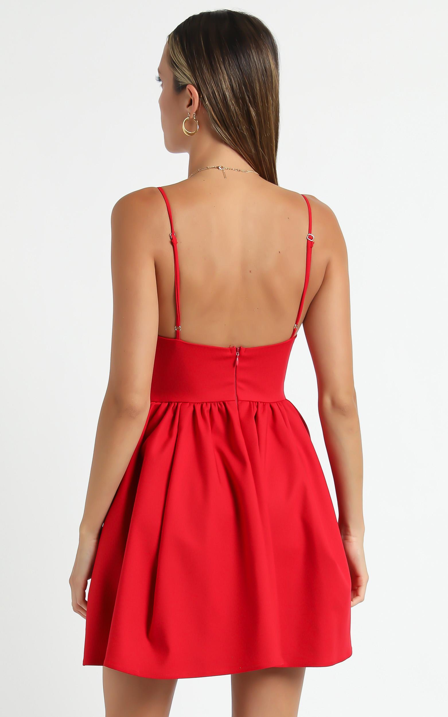 You Got Nothing To Prove Dress In Red | Showpo