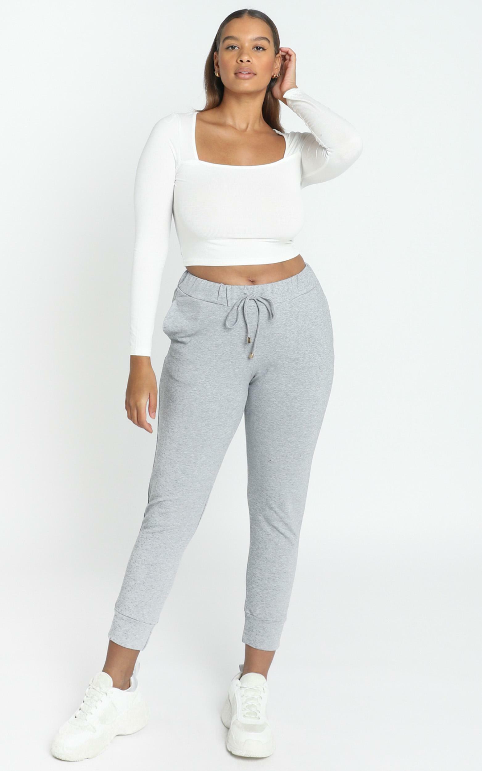 womens light grey sweatpants