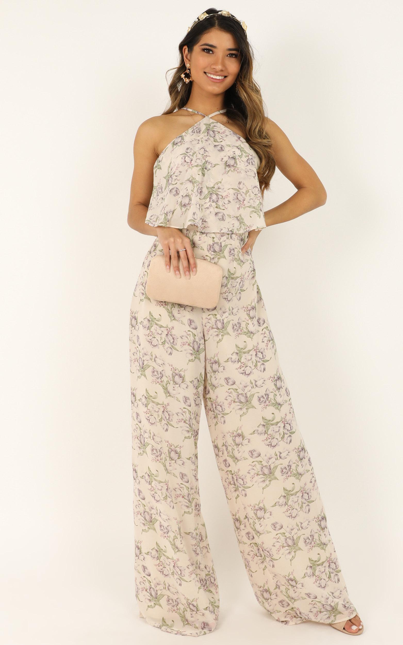 formal floral jumpsuit