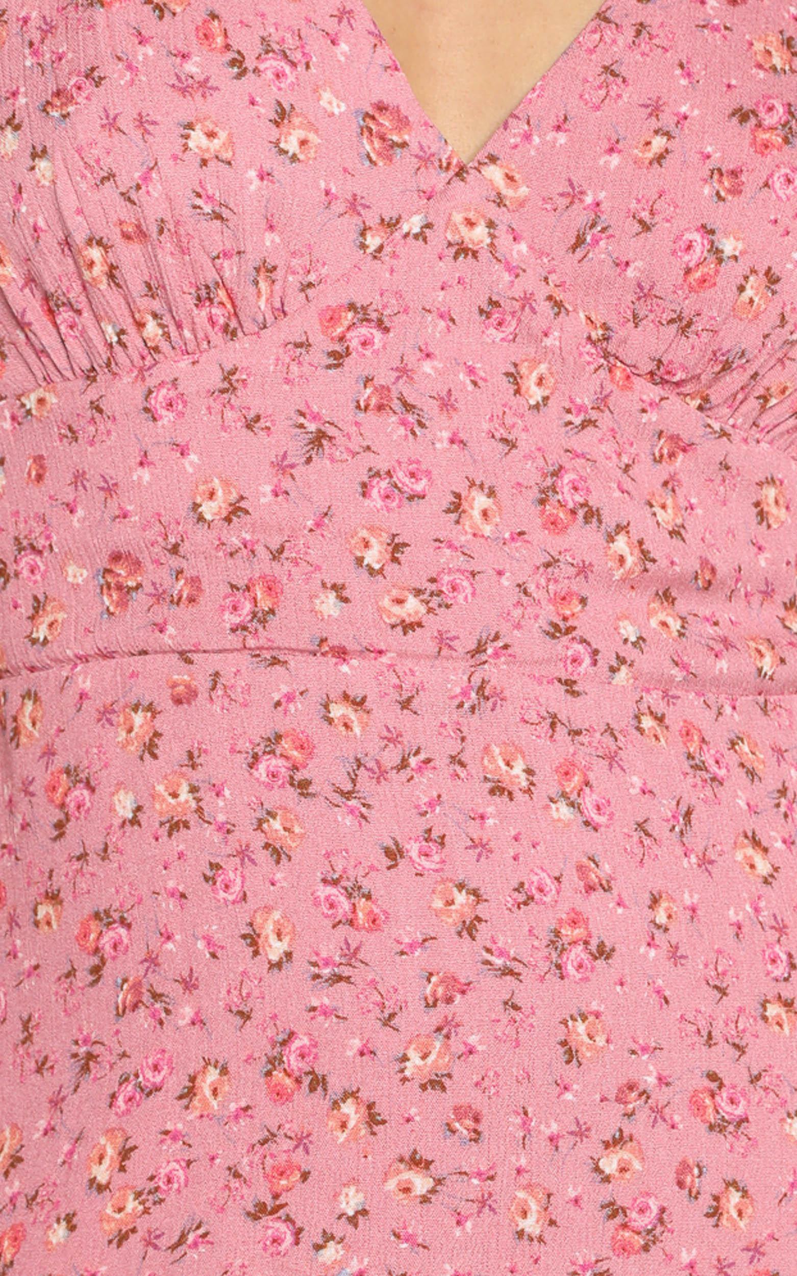 Feodora Dress in Pink Floral | Showpo