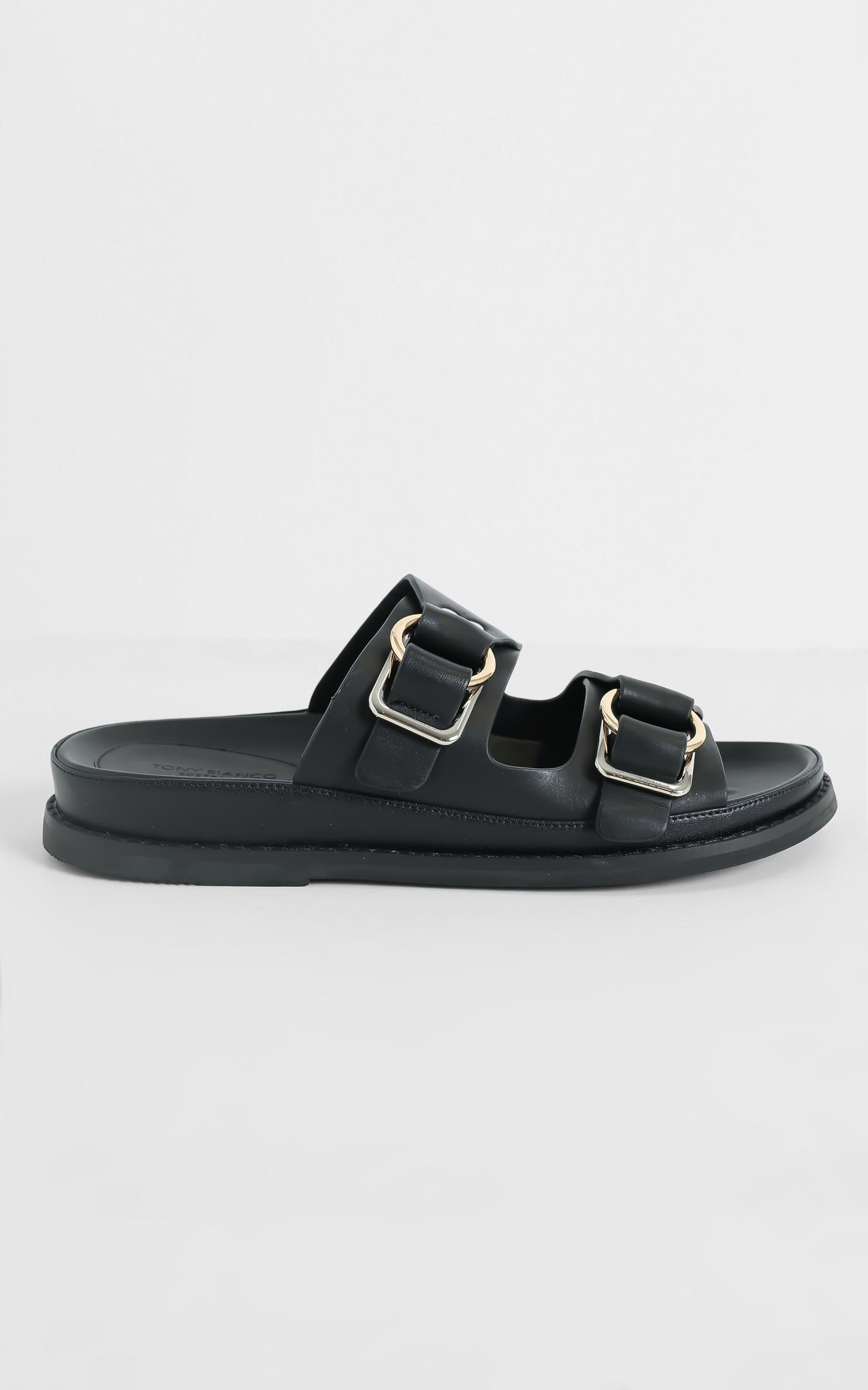 Tony Bianco - Hunter Sandals in Black Como | Showpo NZ